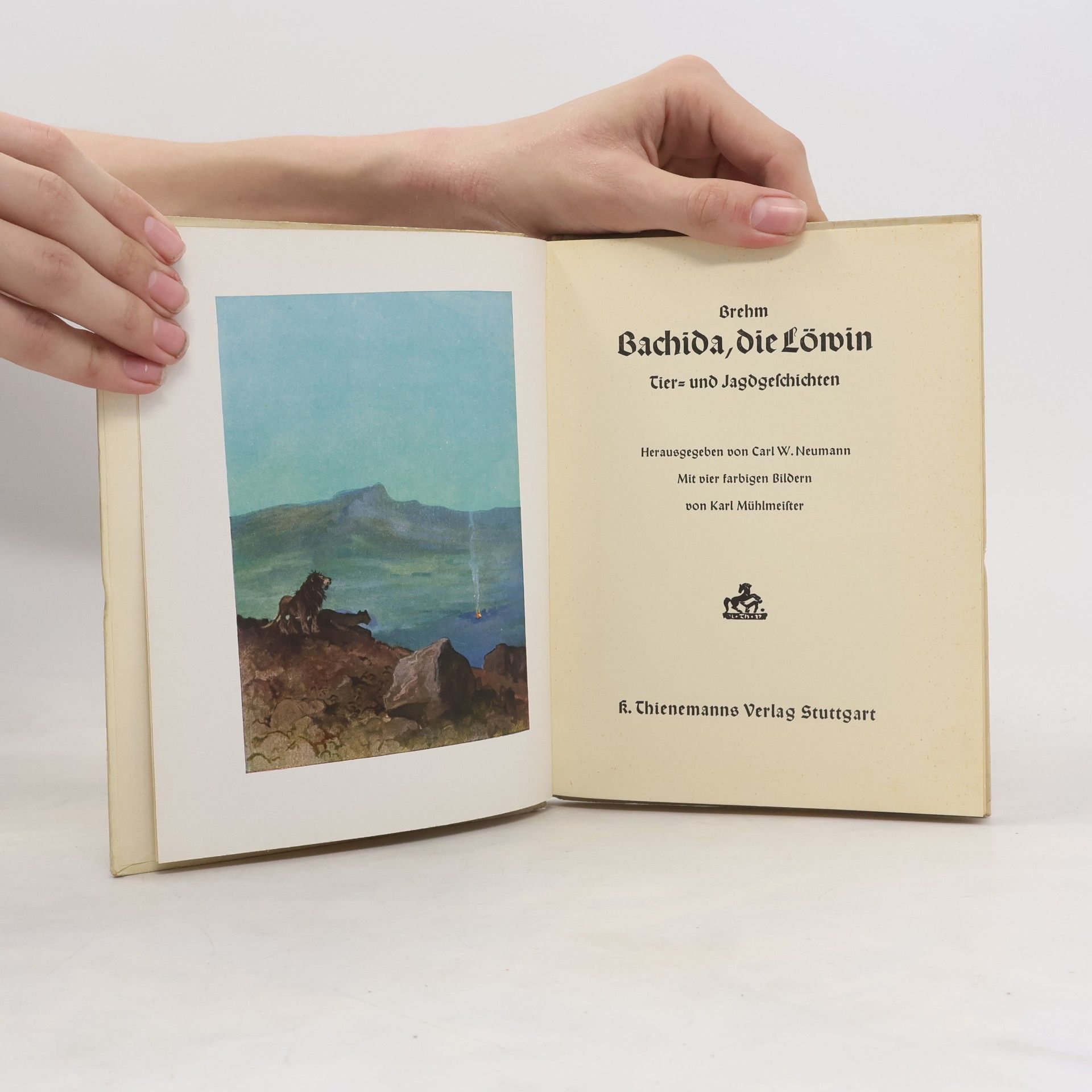 Alfred Brehm Bachida, die Löwin