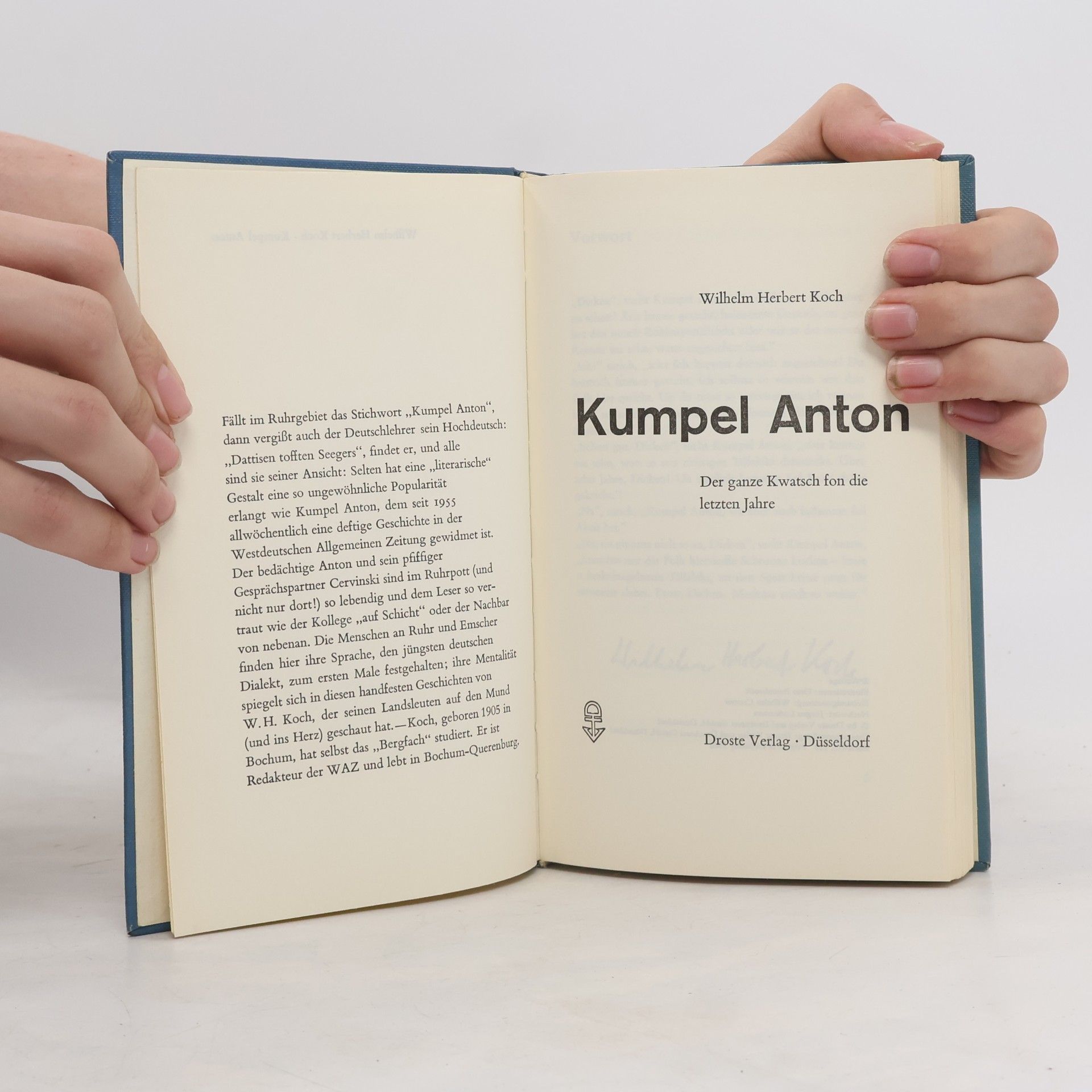 Wilhelm Herbert Koch Kumpel Anton