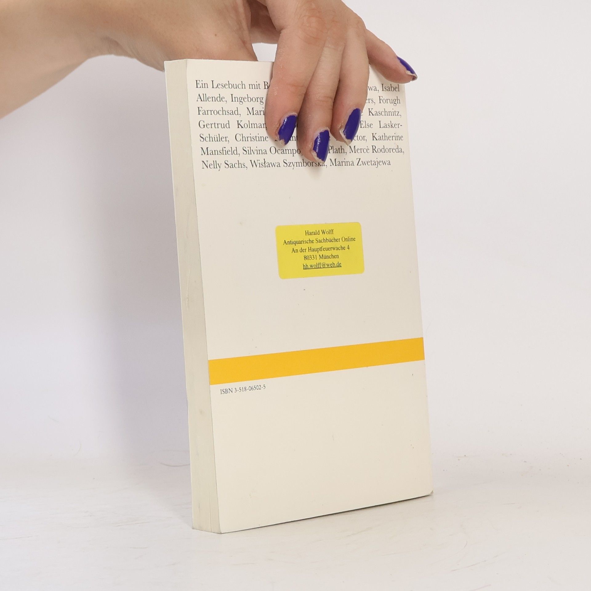 Various authors Wie sehr einem das Leben erst gehört, nachdem man es erfunden hat