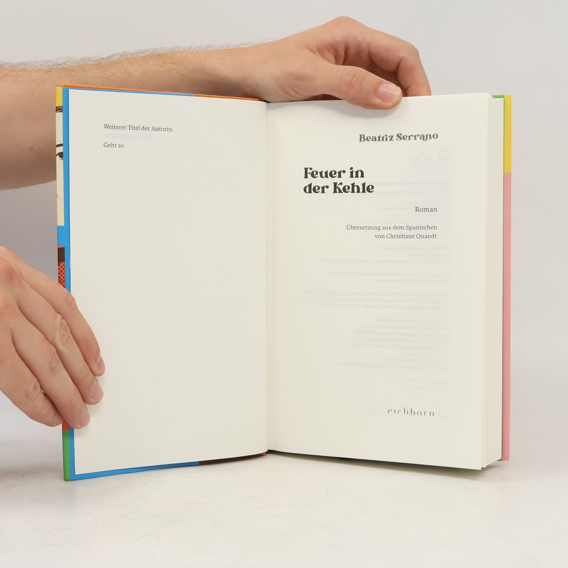 Garrido Beatriz Serrano Feuer in der Kehle