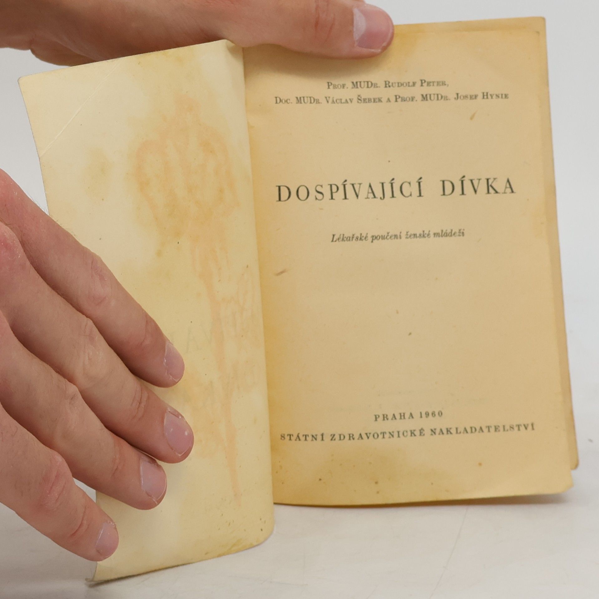 Václav Šebek Dospívající dívka