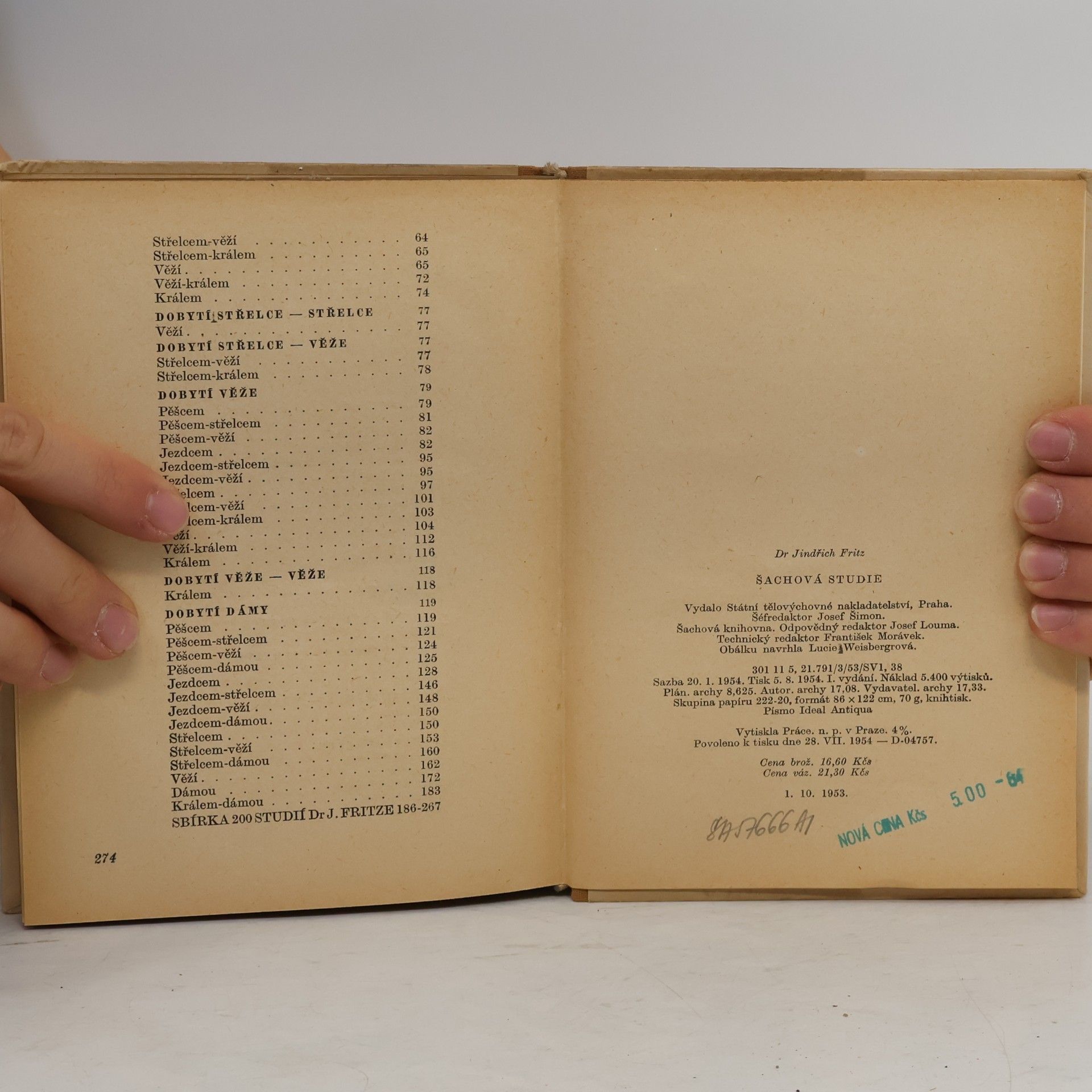 Jindřich Fritz Šachová studie