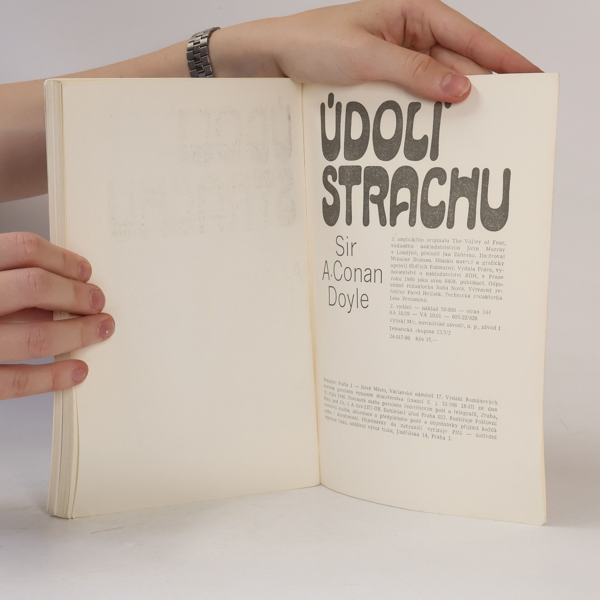 Arthur Conan Doyle Údolí strachu