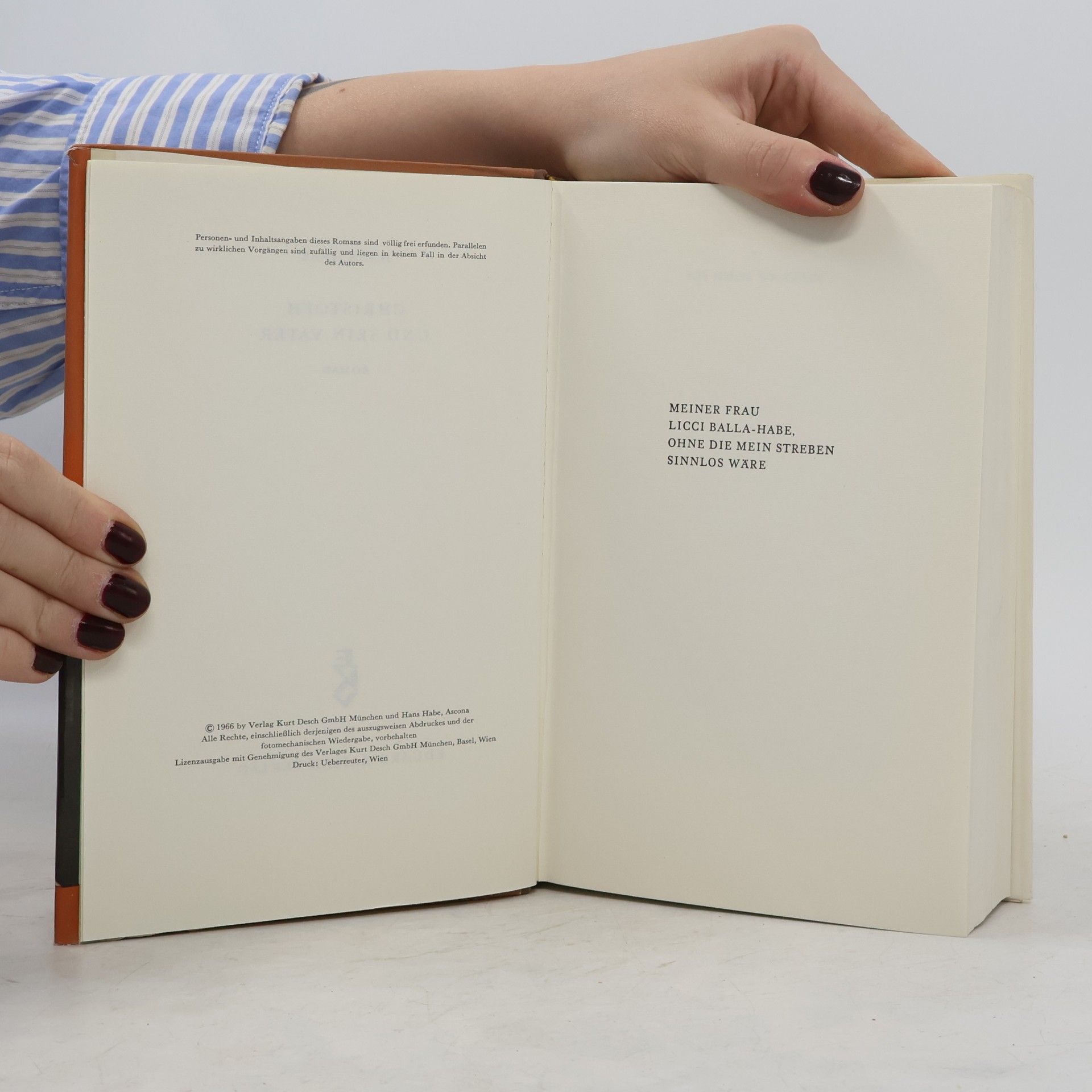 Hans Habe Christoph und sein Vater