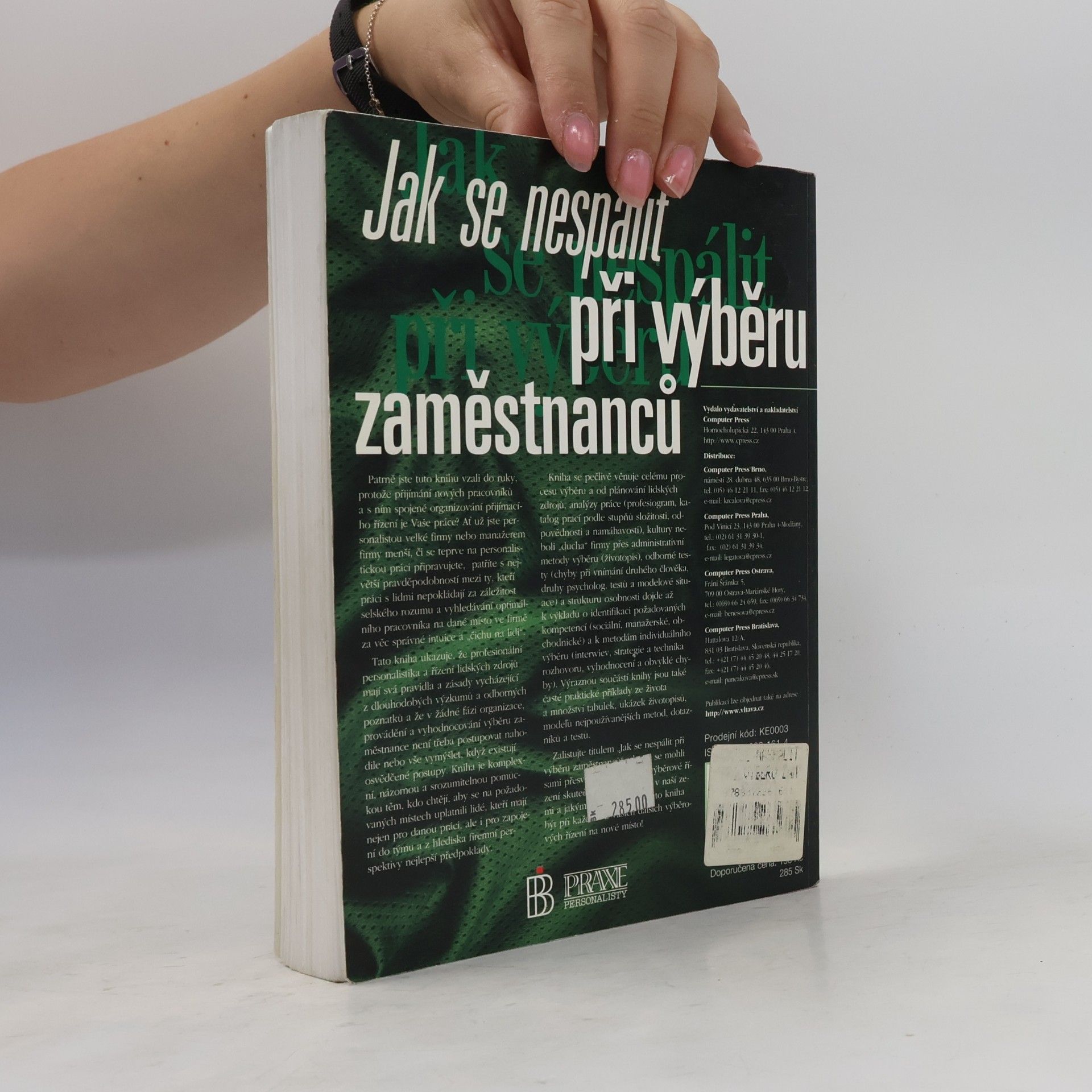 František Hroník Jak se nespálit při výběru zaměstnanců