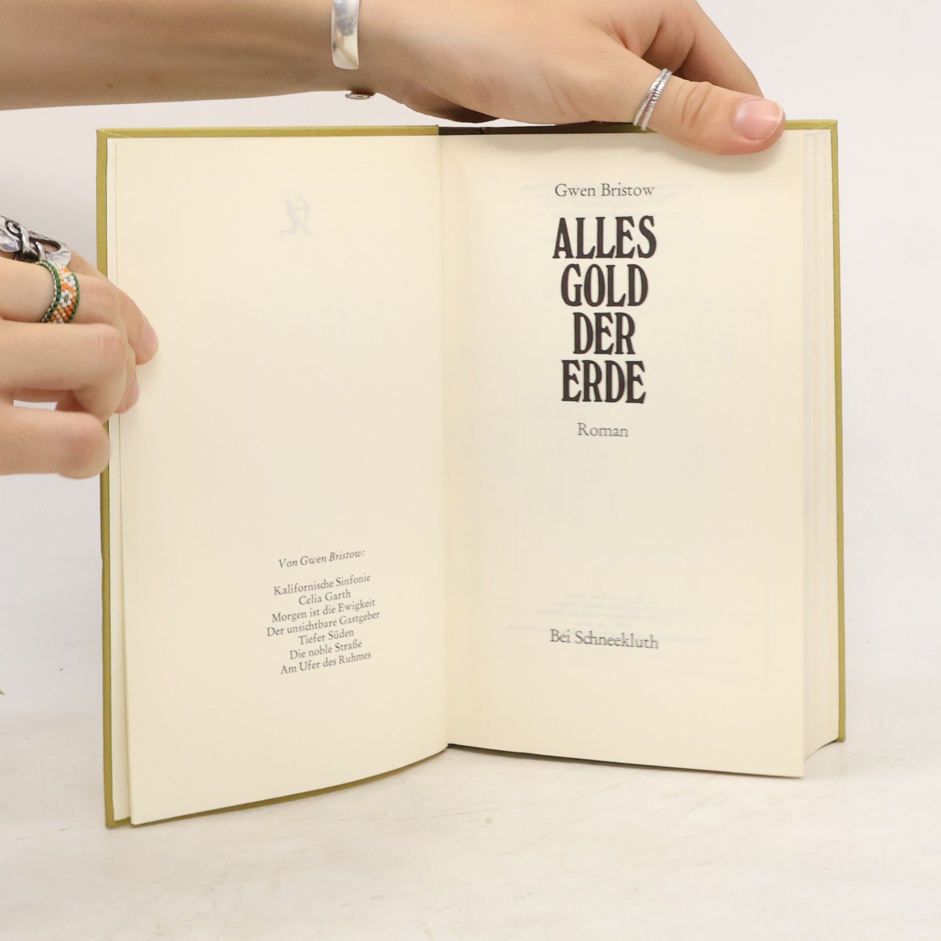 Gwen Bristow Alles Gold der Erde