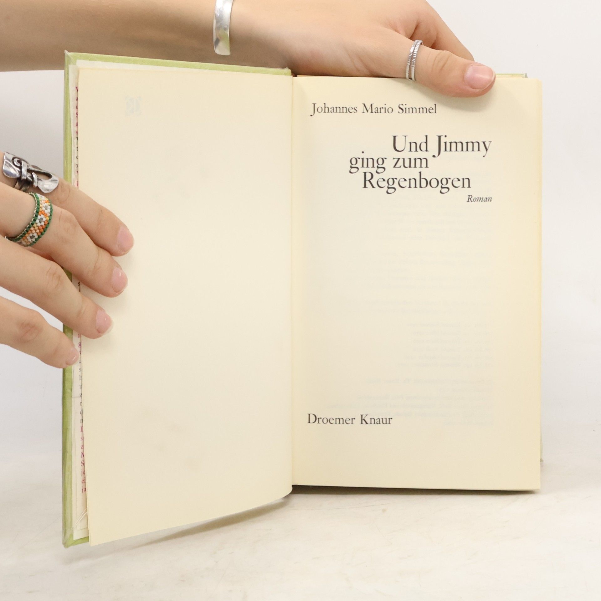 Johannes Mario Simmel  Und Jimmy ging zum Regenbogen