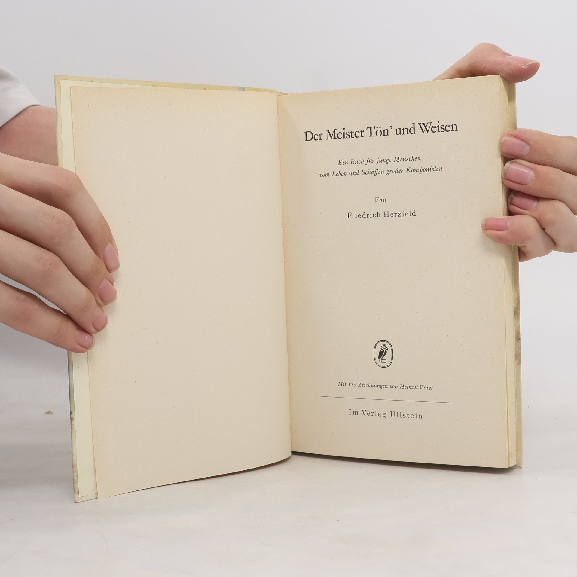 Friedrich Herzfeld Der Meister Tön' und Weisen