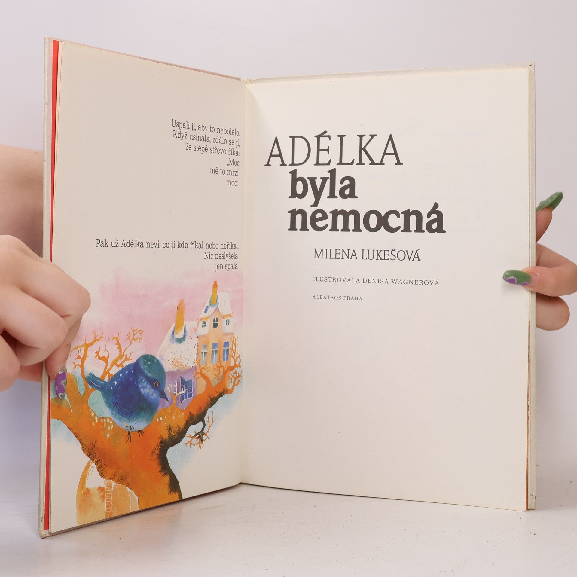 Milena Lukešová Adélka byla nemocná