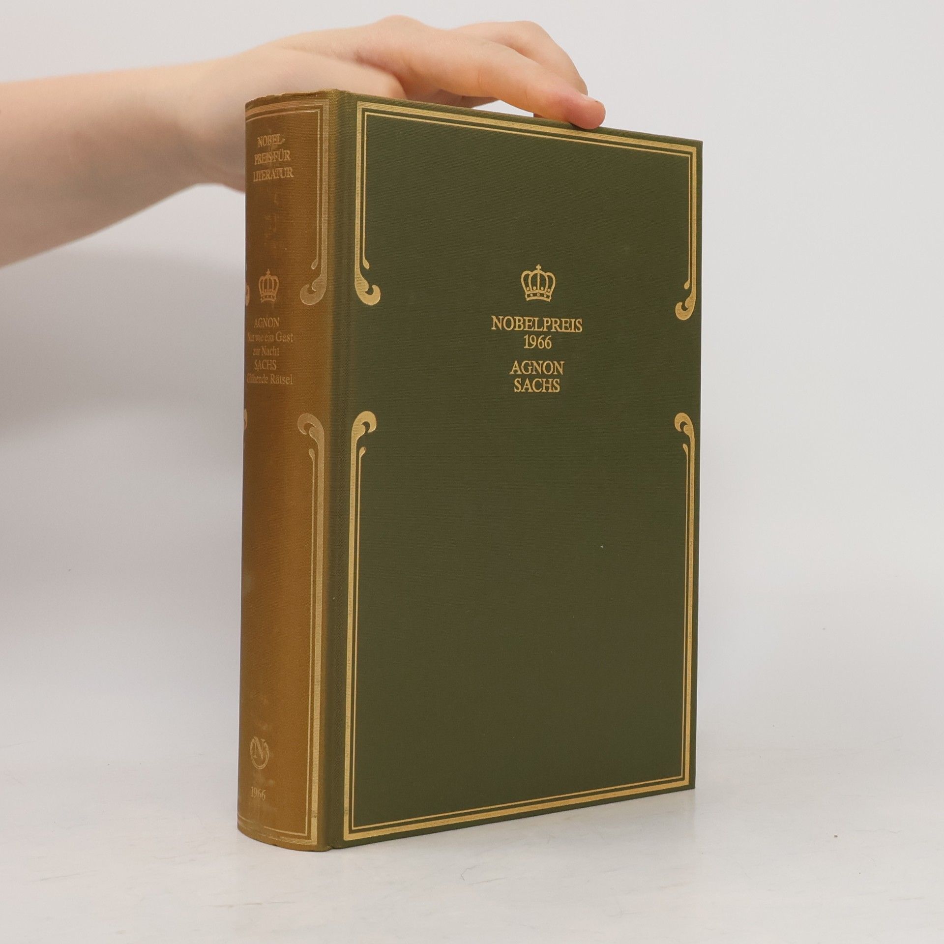 Nobel Preis 1966. Agnon, Sachs