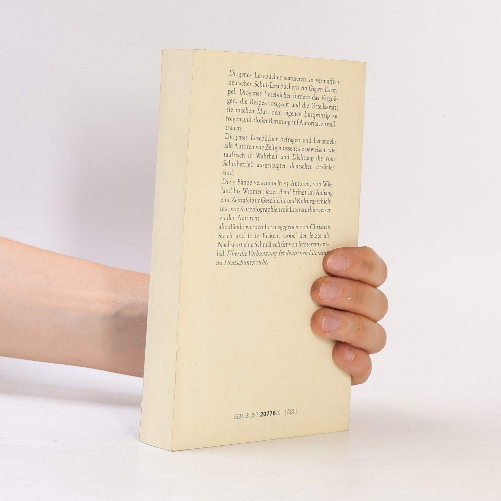Collectif d'auteurs Das Diogenes Lesebuch moderner deutscher Erzähler