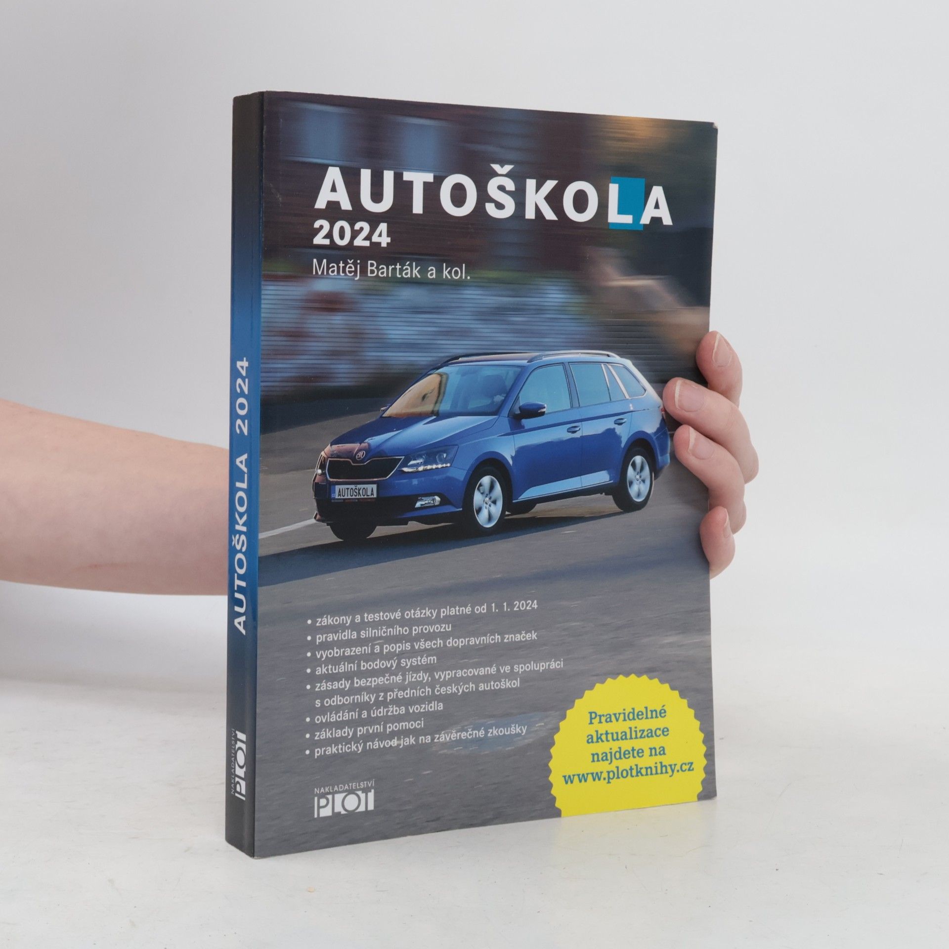 Autoškola : 2024 : značky, pravidla a testy platné od 1.1.2024