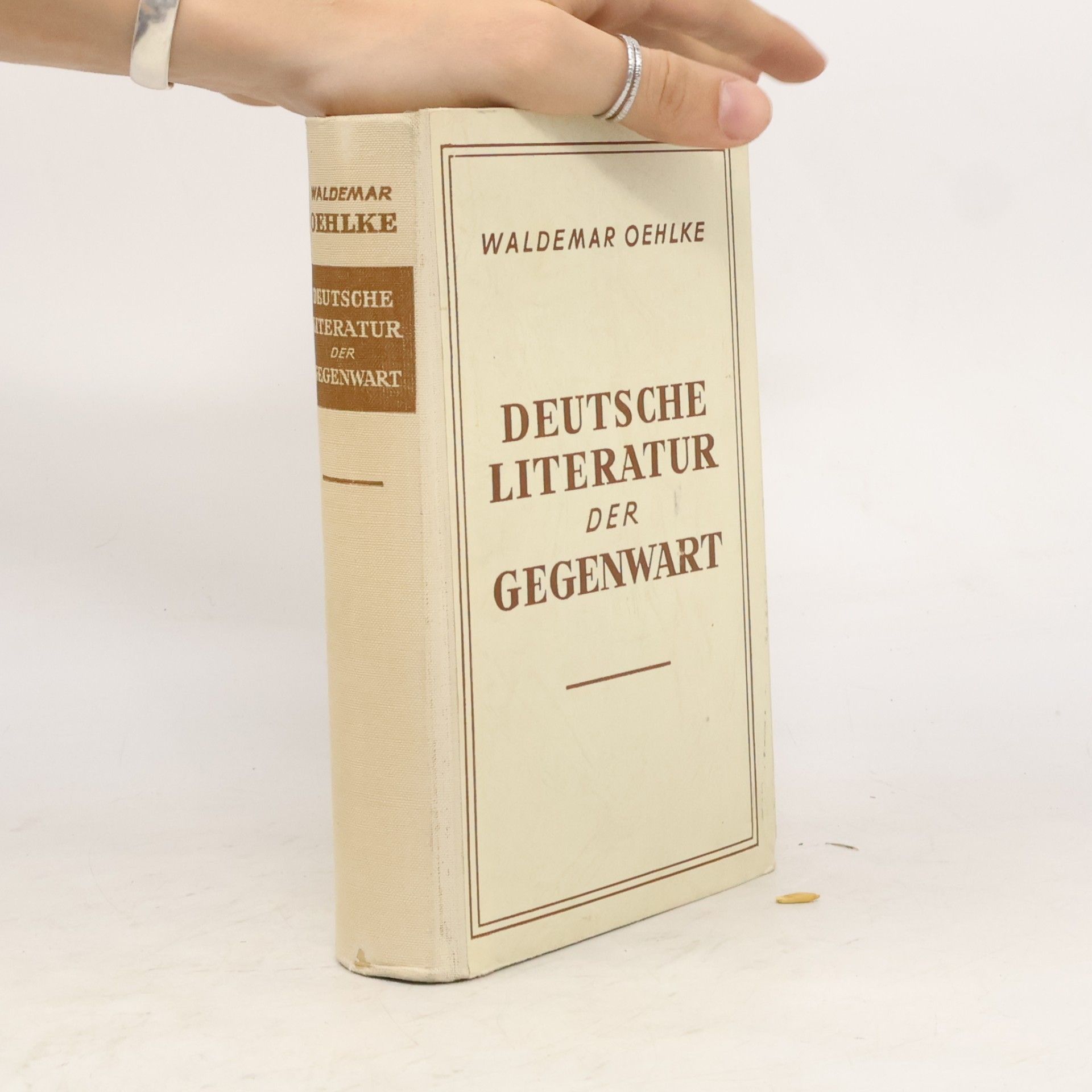 Waldemar Oehlke Deutsche Literatur der Gegenwart