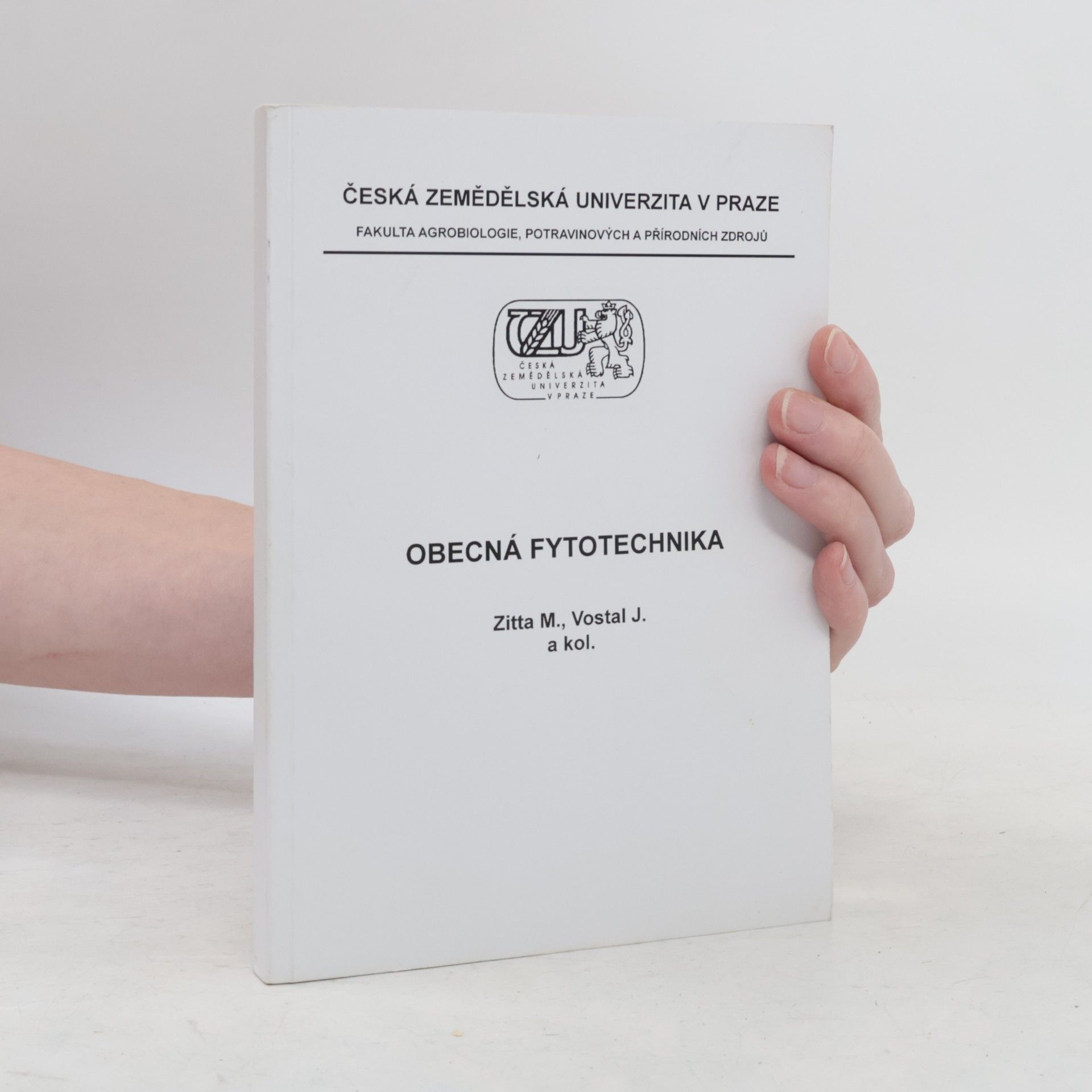 Josef Vostal Obecná fytotechnika