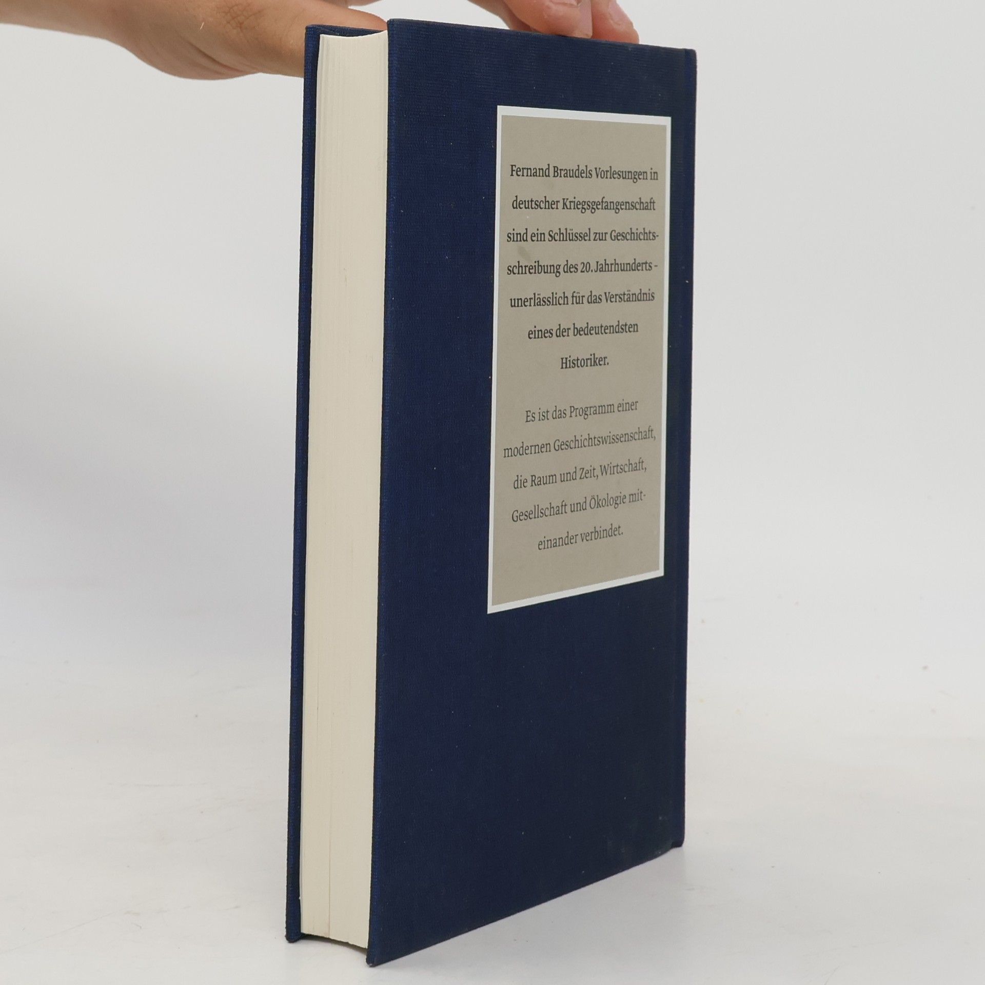 Fernard Braudel Geschichte als Schlüssel zur Welt
