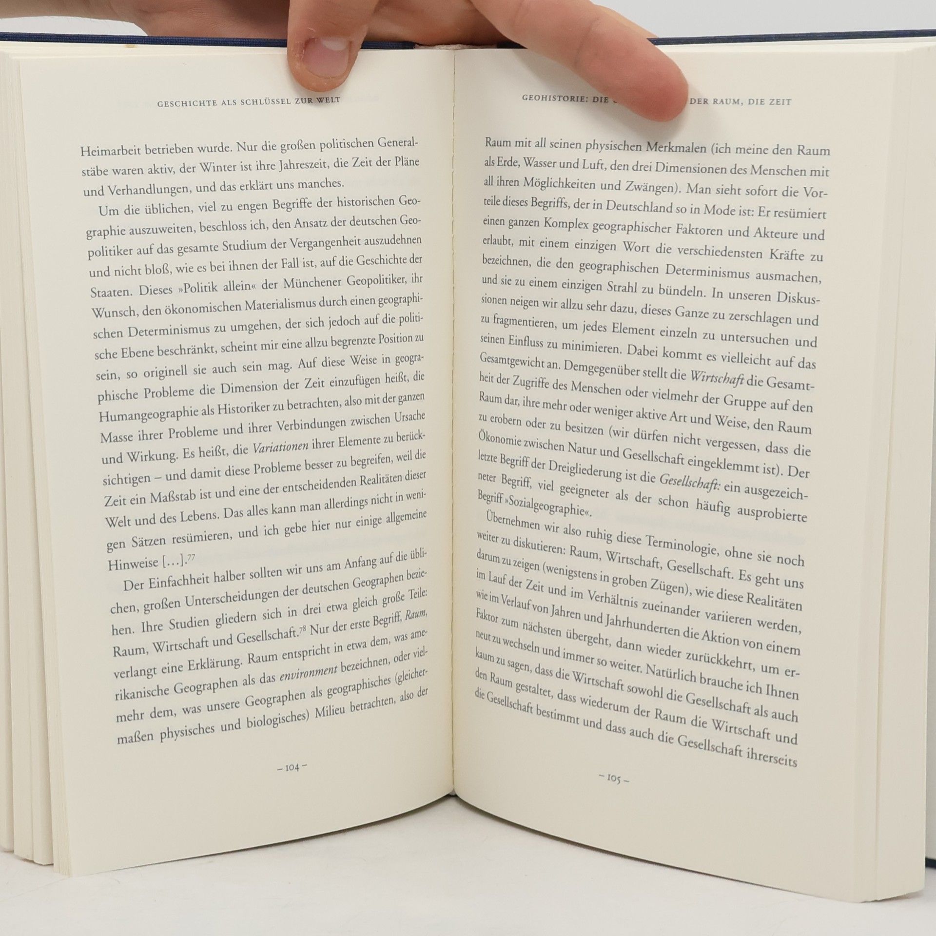 Fernard Braudel Geschichte als Schlüssel zur Welt