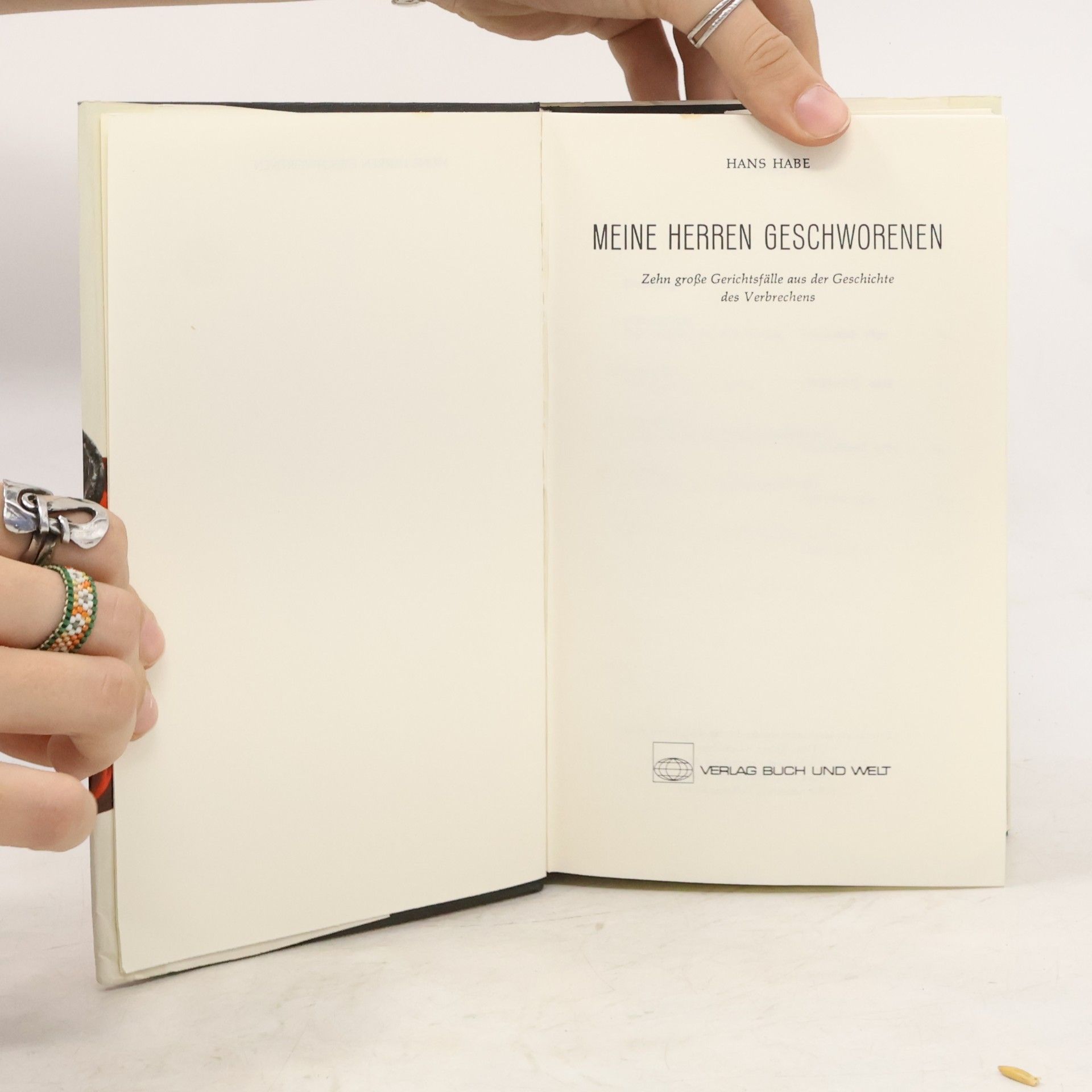 Hans Habe Meine Herren Geschworenen