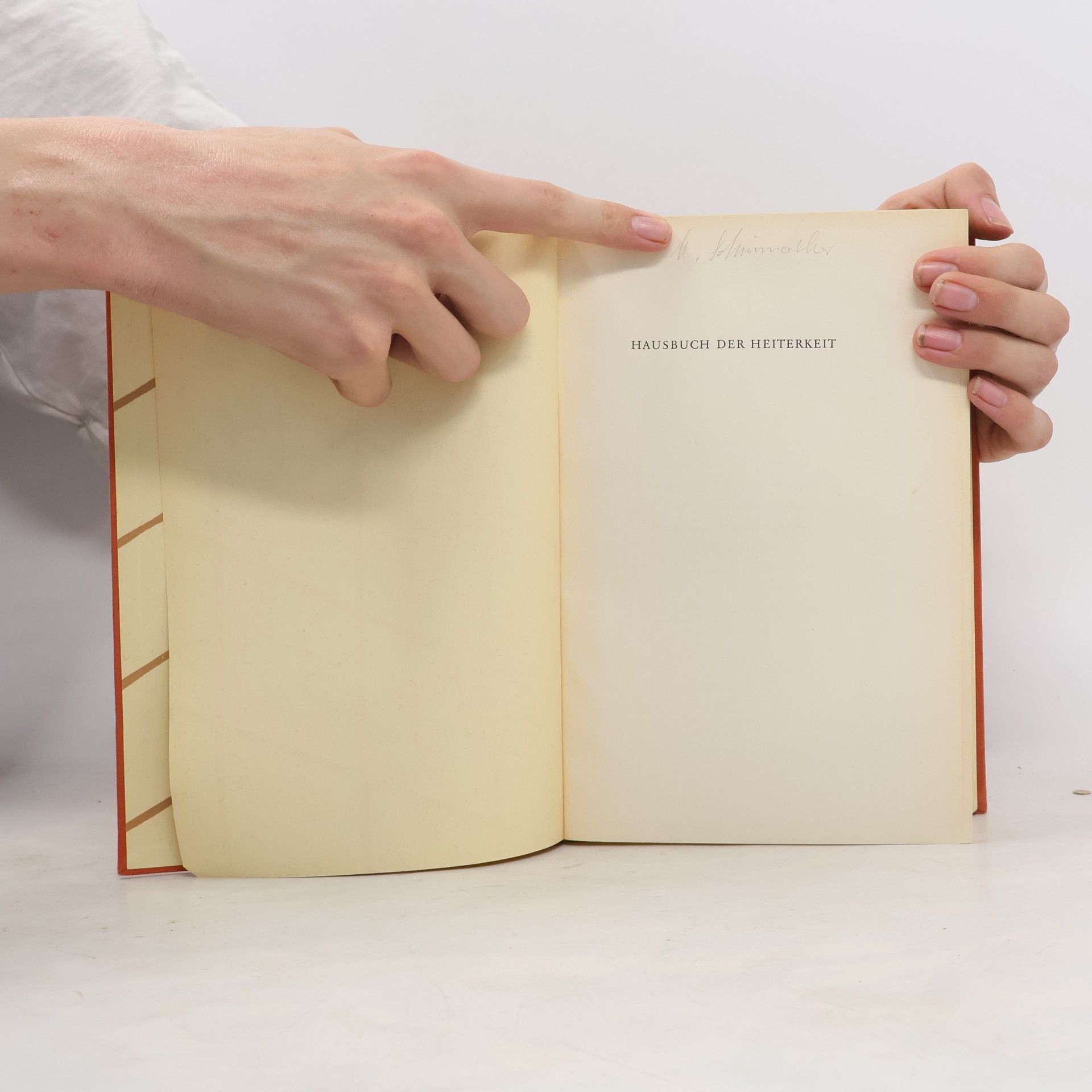 Eberhard Orthbandt Hausbuch der Heiterkeit