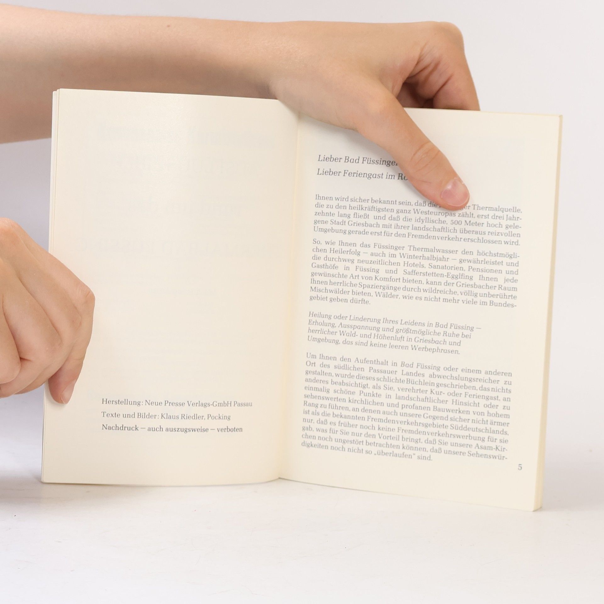Various authors Ausflügsziele. Rund um das Thermalbad Füssing