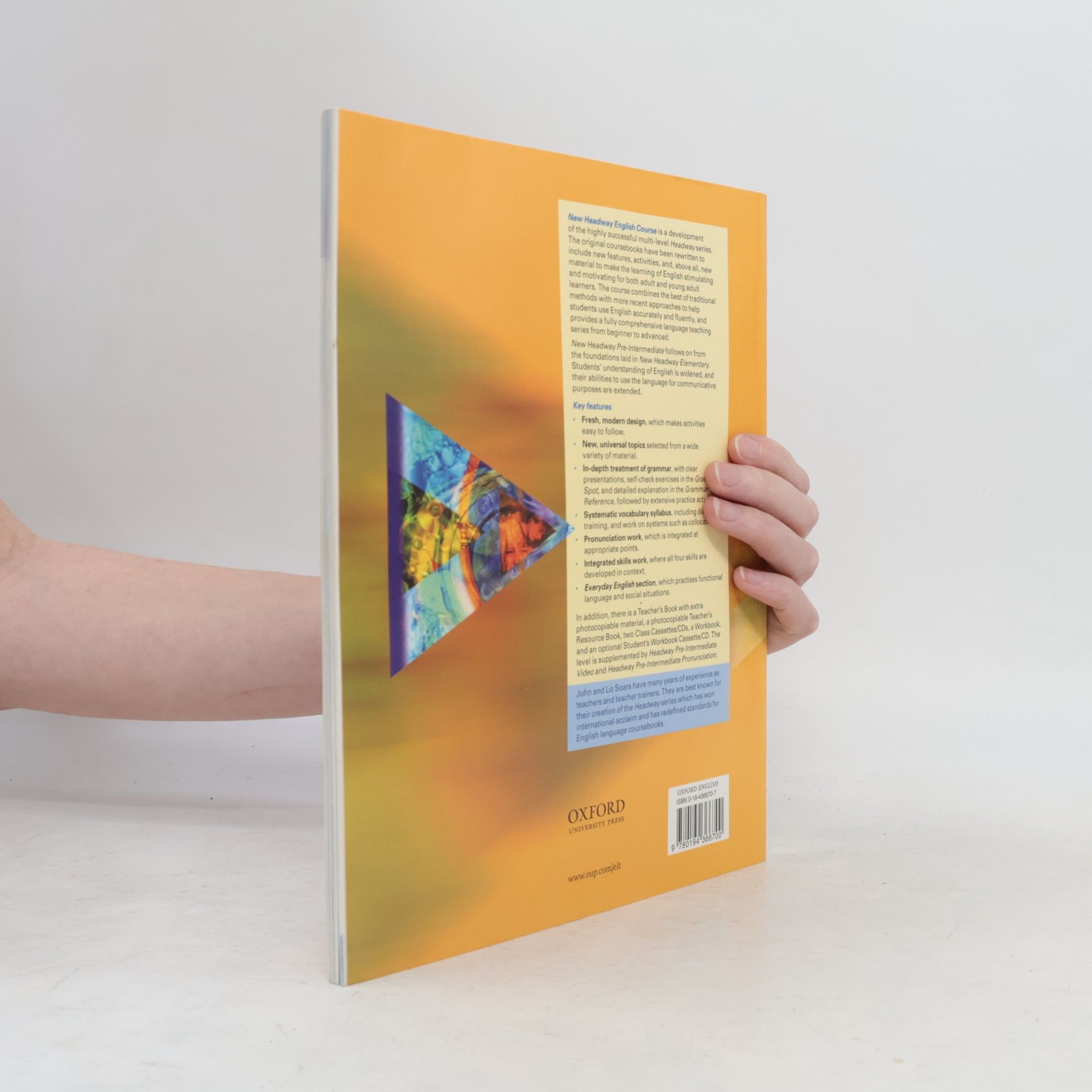 Liz Soars Headway English Course Pre-Intermediate. Student´s book