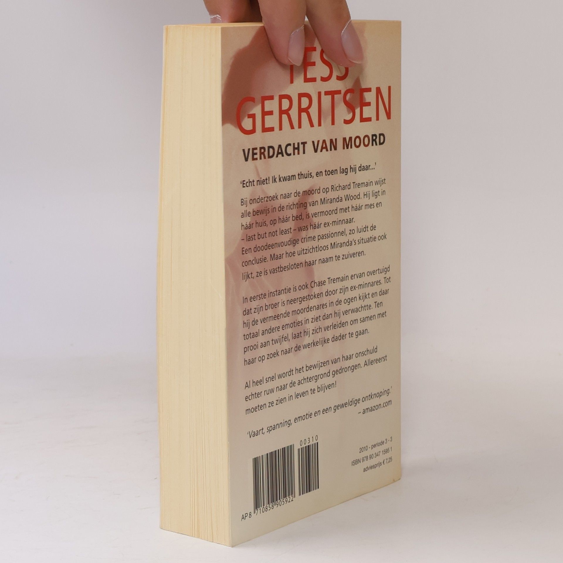 Tess Gerritsen Verdacht van moord