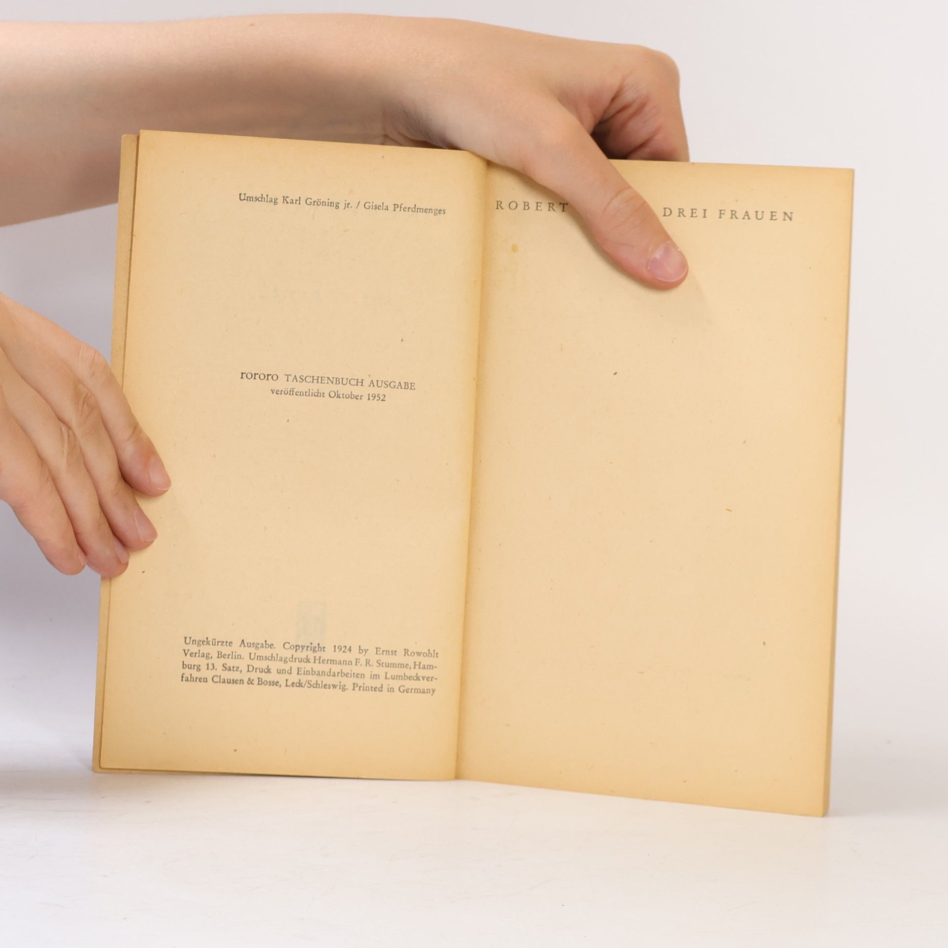 Robert Musil Drei Frauen