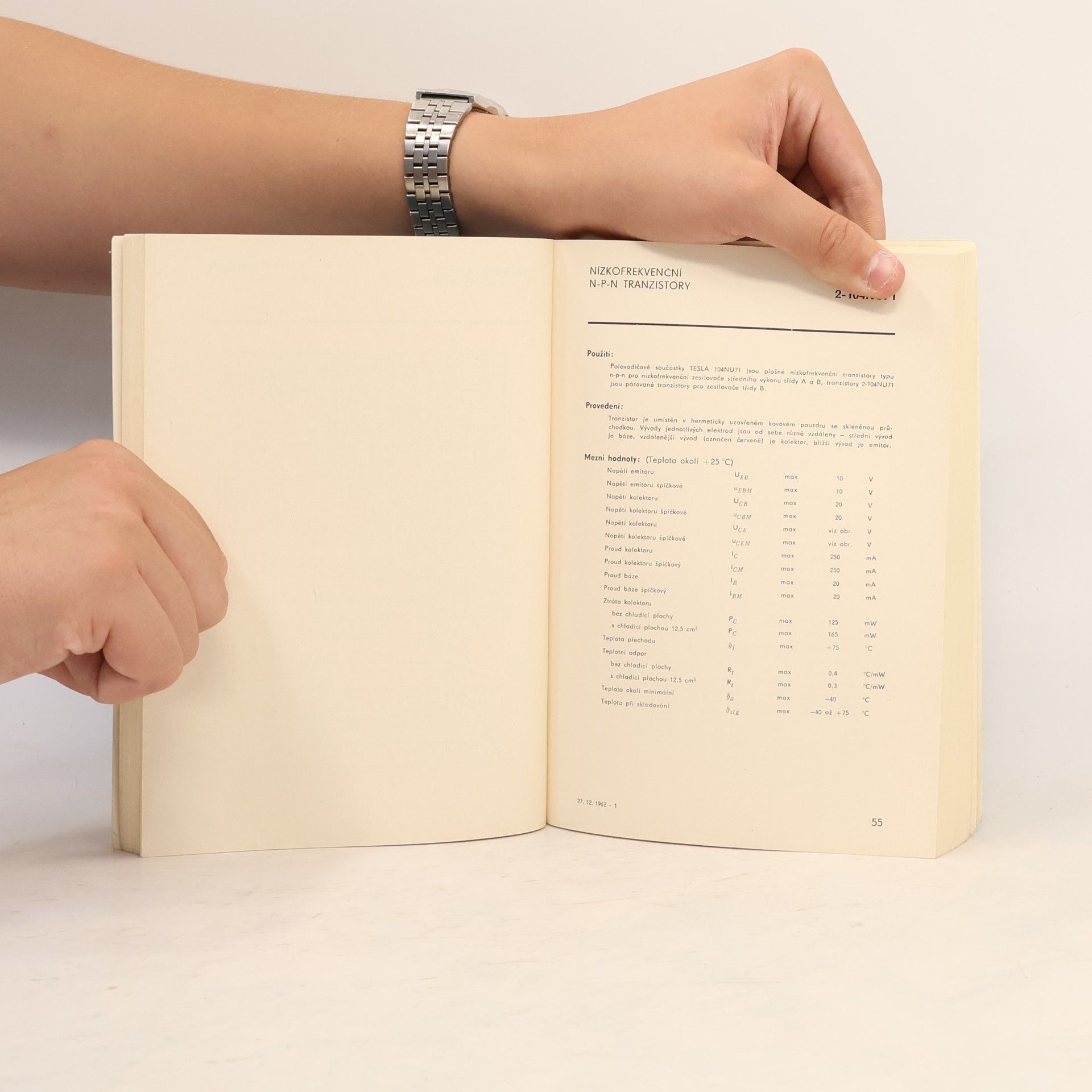 Autorenkollektiv Konstrukční katalog germainových tranzistorů