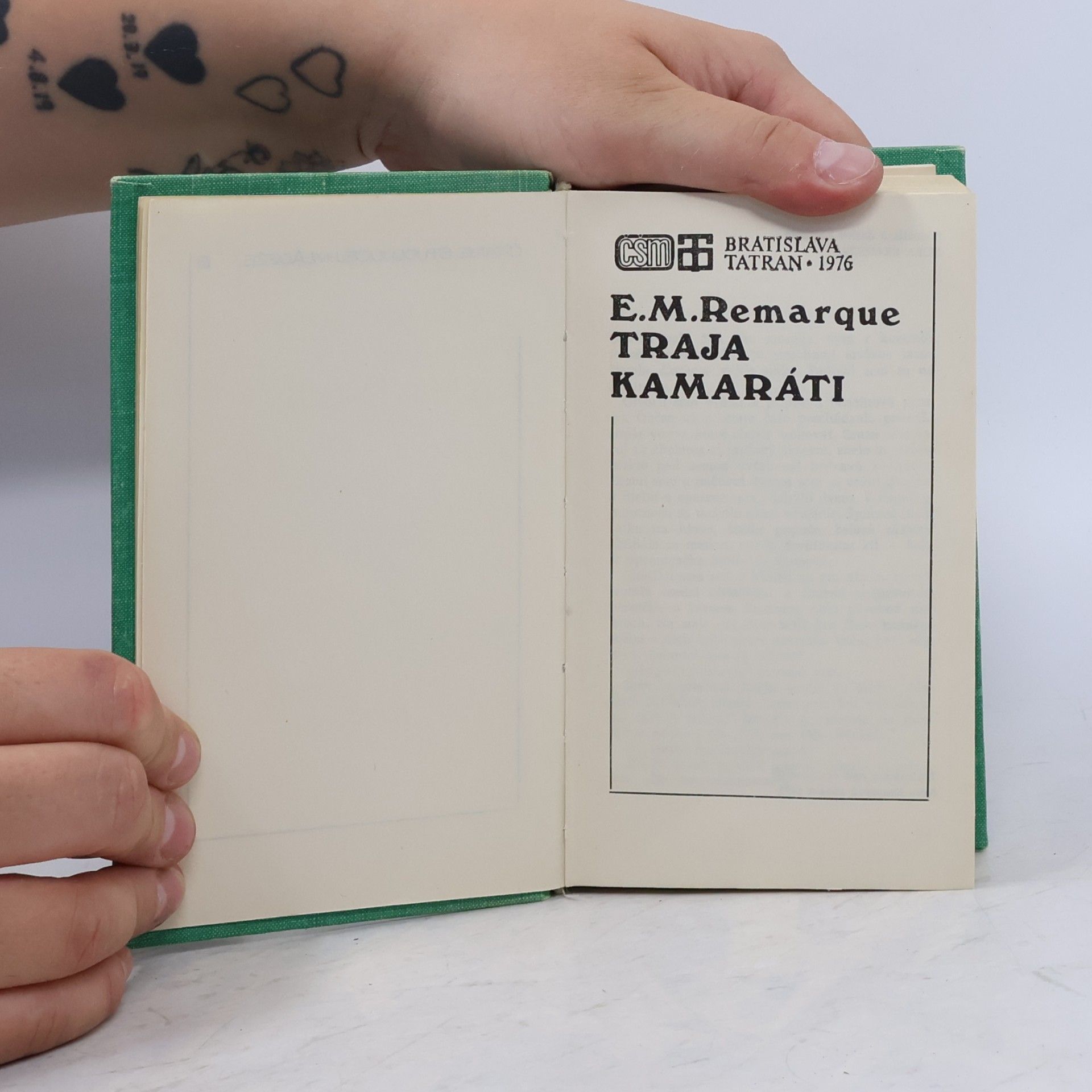Erich Maria Remarque Traja kamaráti