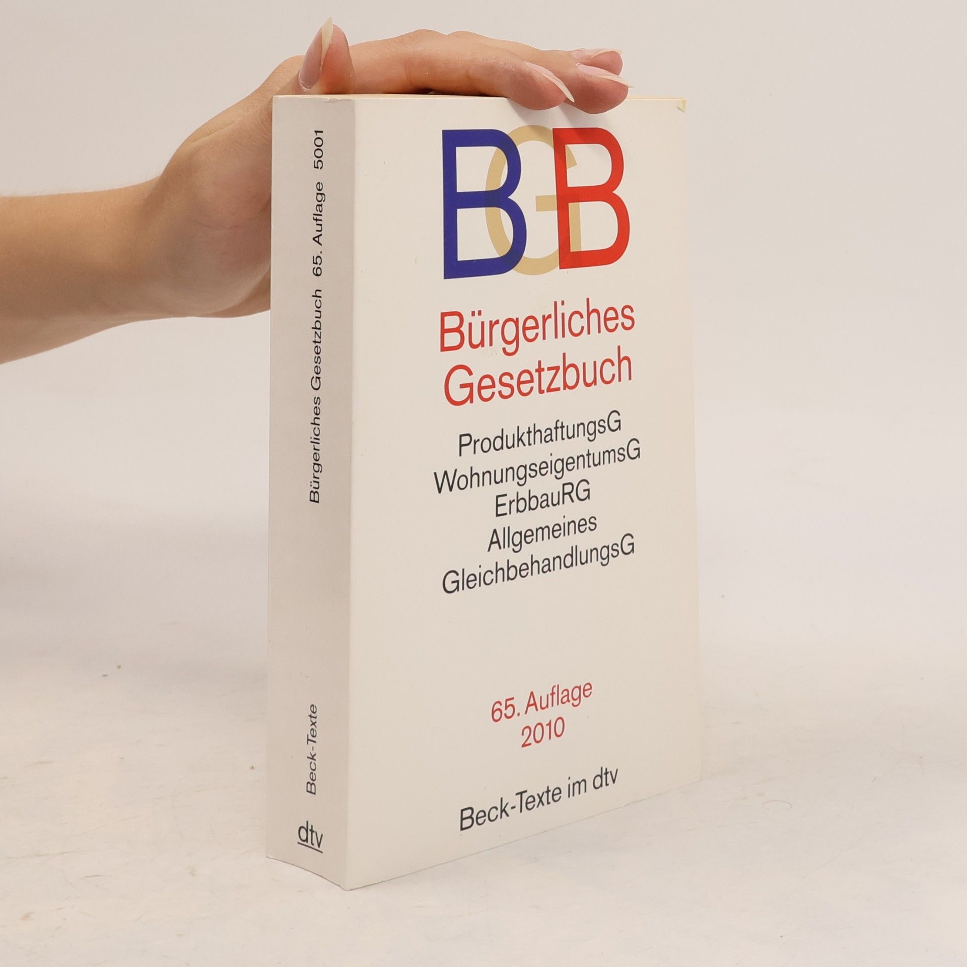 Kolektiv autorů Bürgerliches Gesetzbuch 65. Auflage