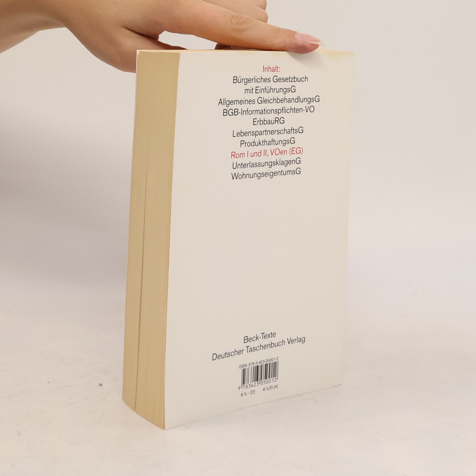 Kolektiv autorů Bürgerliches Gesetzbuch 65. Auflage