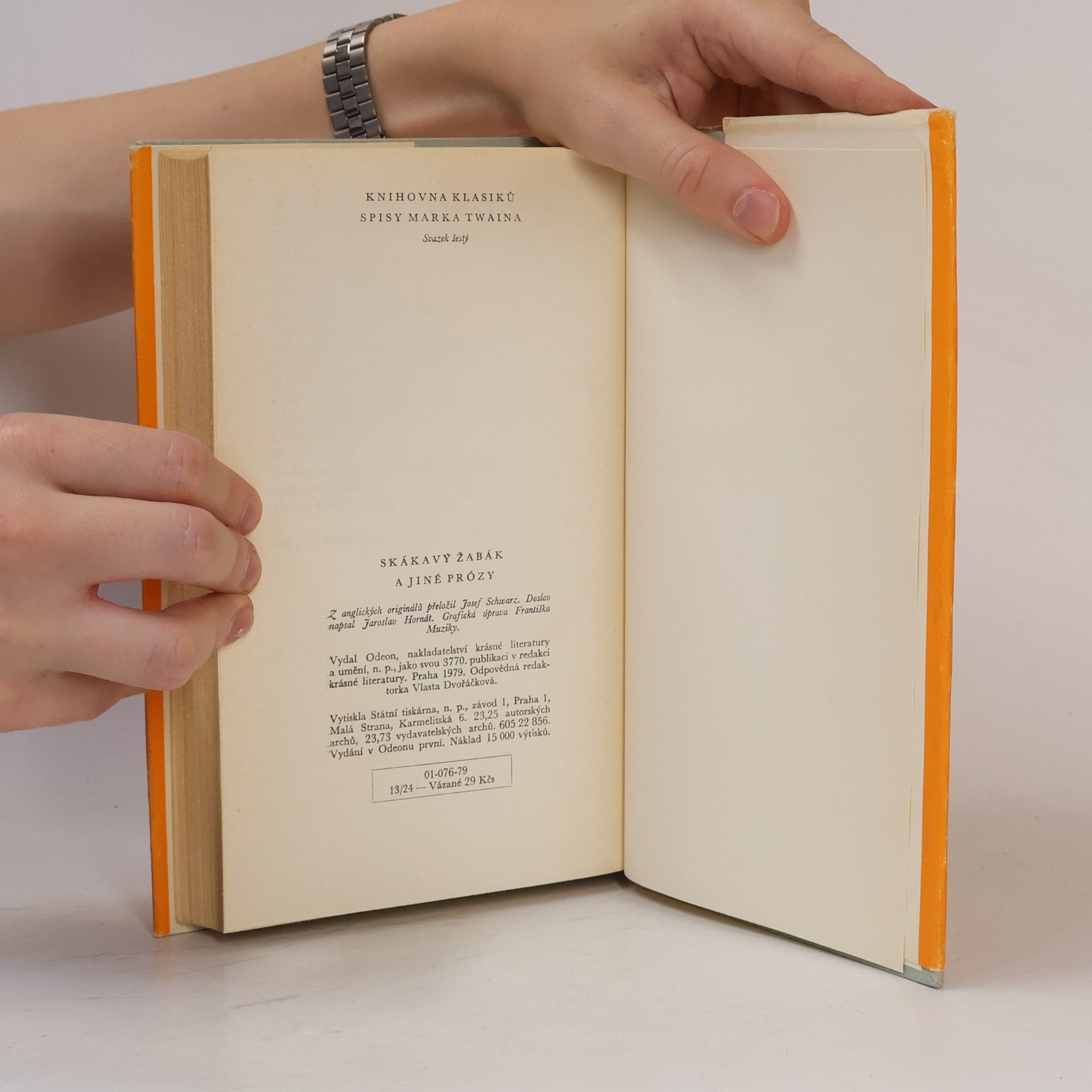 Mark Twain Skákavý žabák a jiné prózy