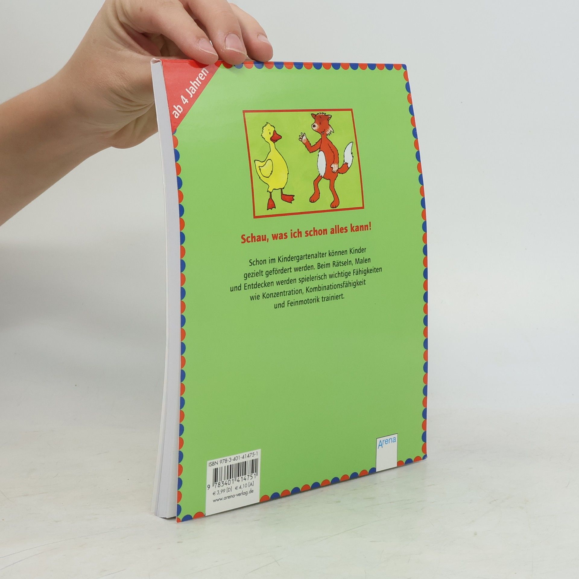 Edith Thabet Mein bunter Lern- und Übungsblock Kindergarten. Malen, Rätseln und Verstehen