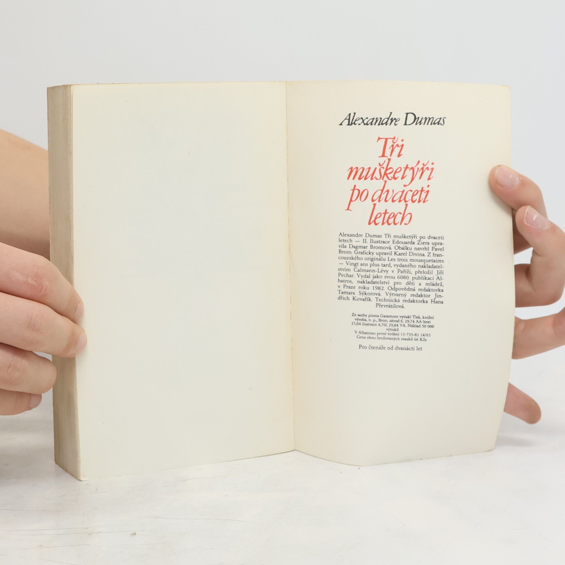 Alexandre Dumas der Ältere Tři mušketýři po dvaceti letech 2