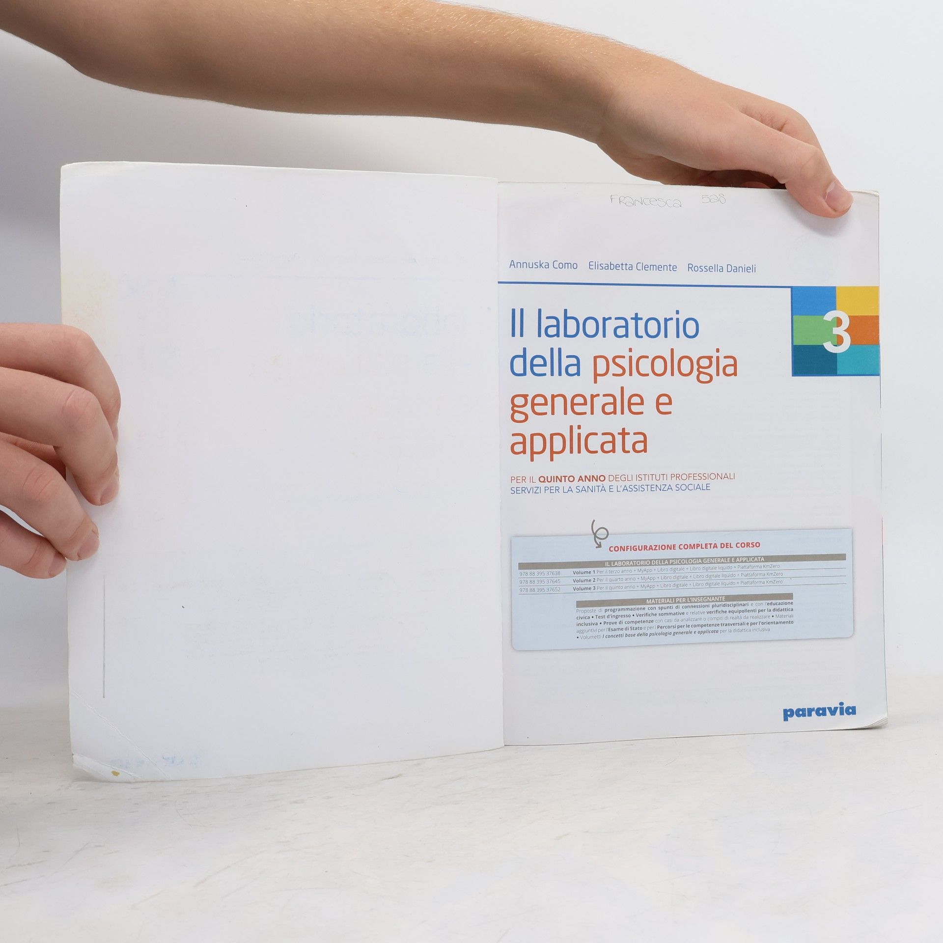 AA.VV. Il laboratorio della psicologia generale e applicata. Per il 5° anno degli Ist. professionali servizi per la sanità e l'assistenza sociale