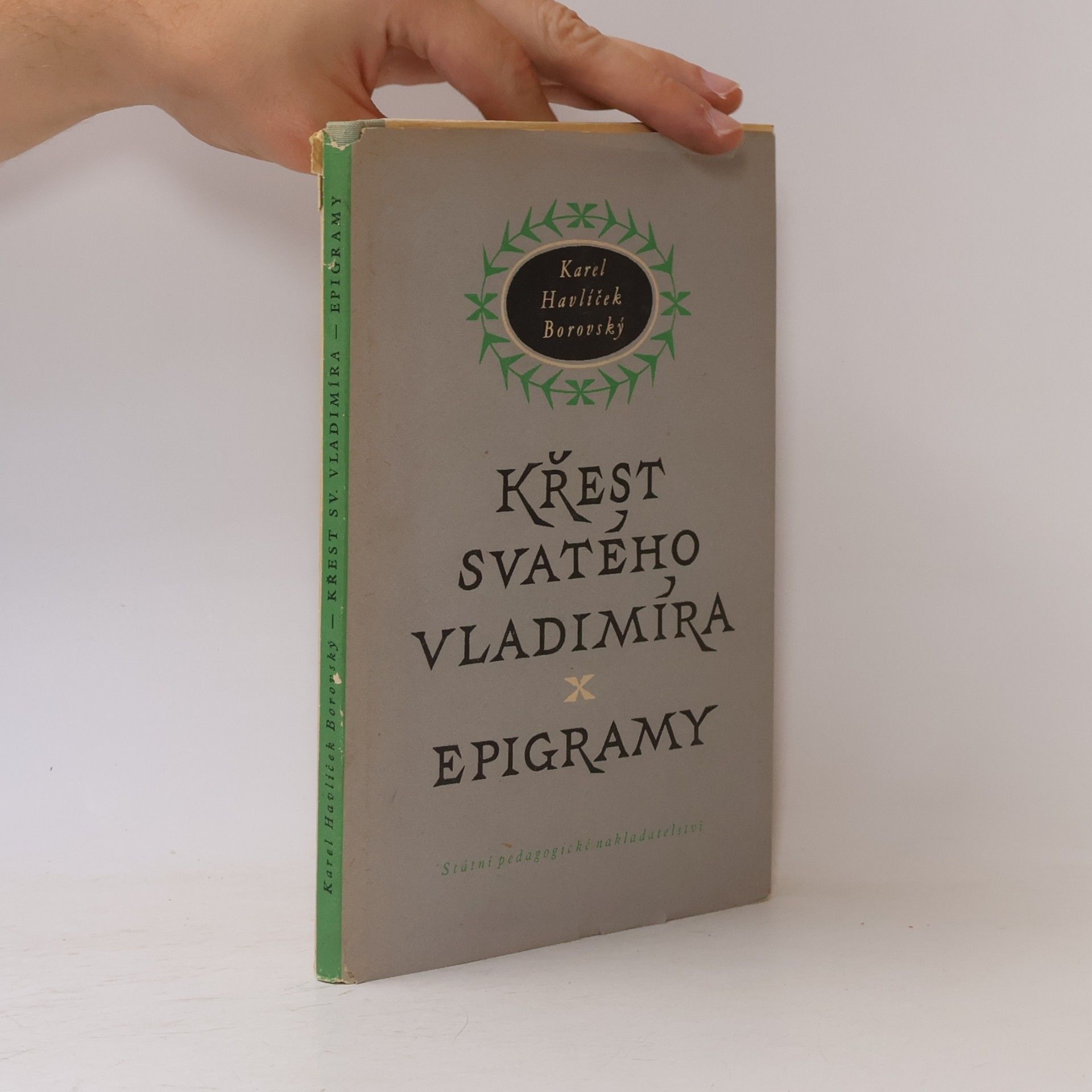 Karel Havlíček Borovský Křest svatého Vladimíra. Epigramy