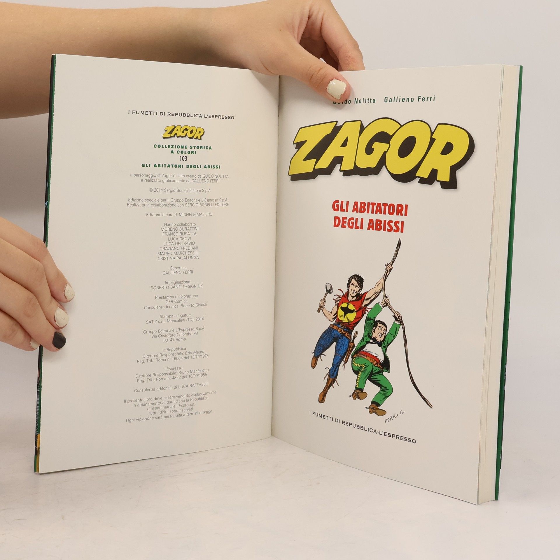 kolektiv Zagor 103. Gli abitatori degli Abissi