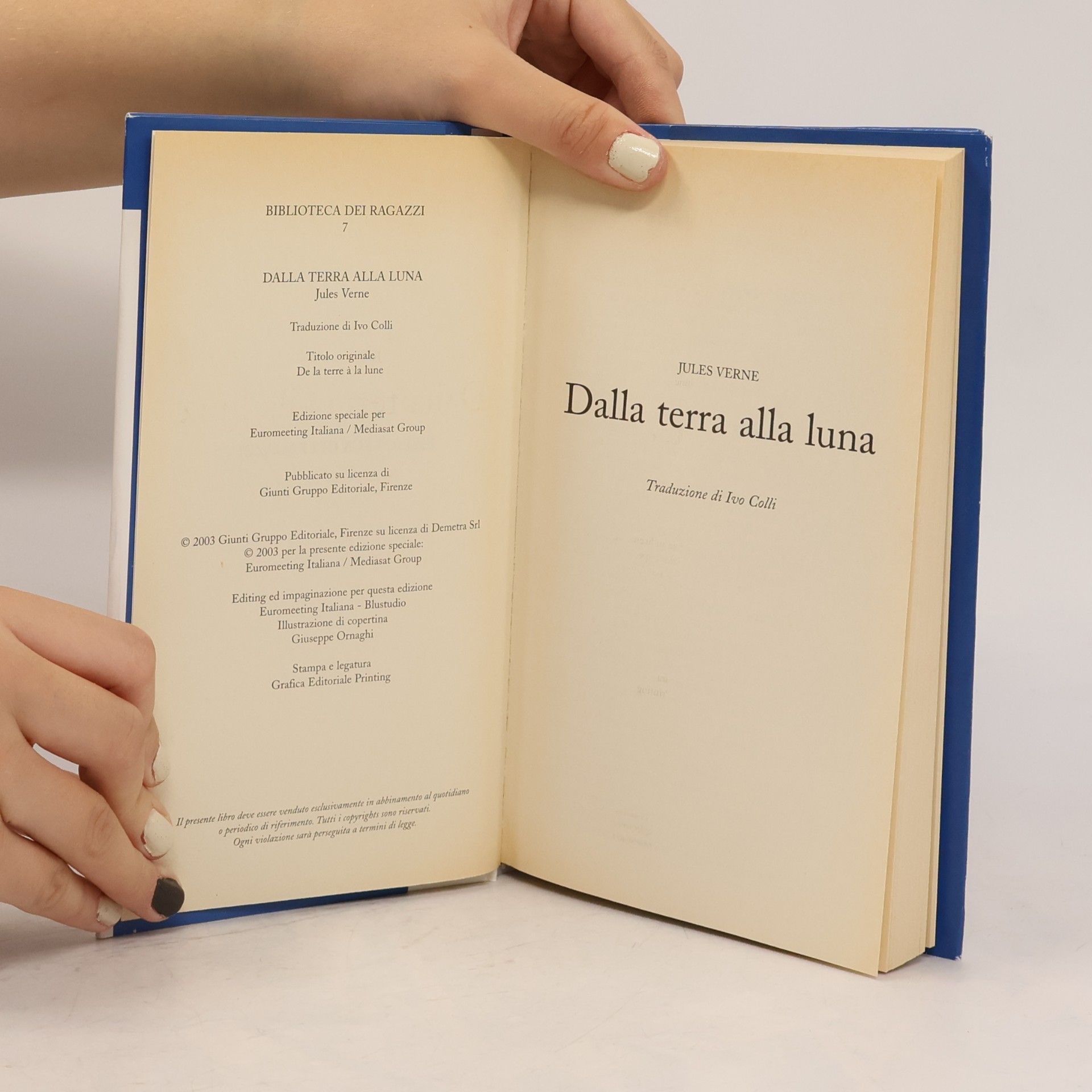 Jules Verne Biblioteca dei Ragazzi - 7: Dalla Terra alla Luna