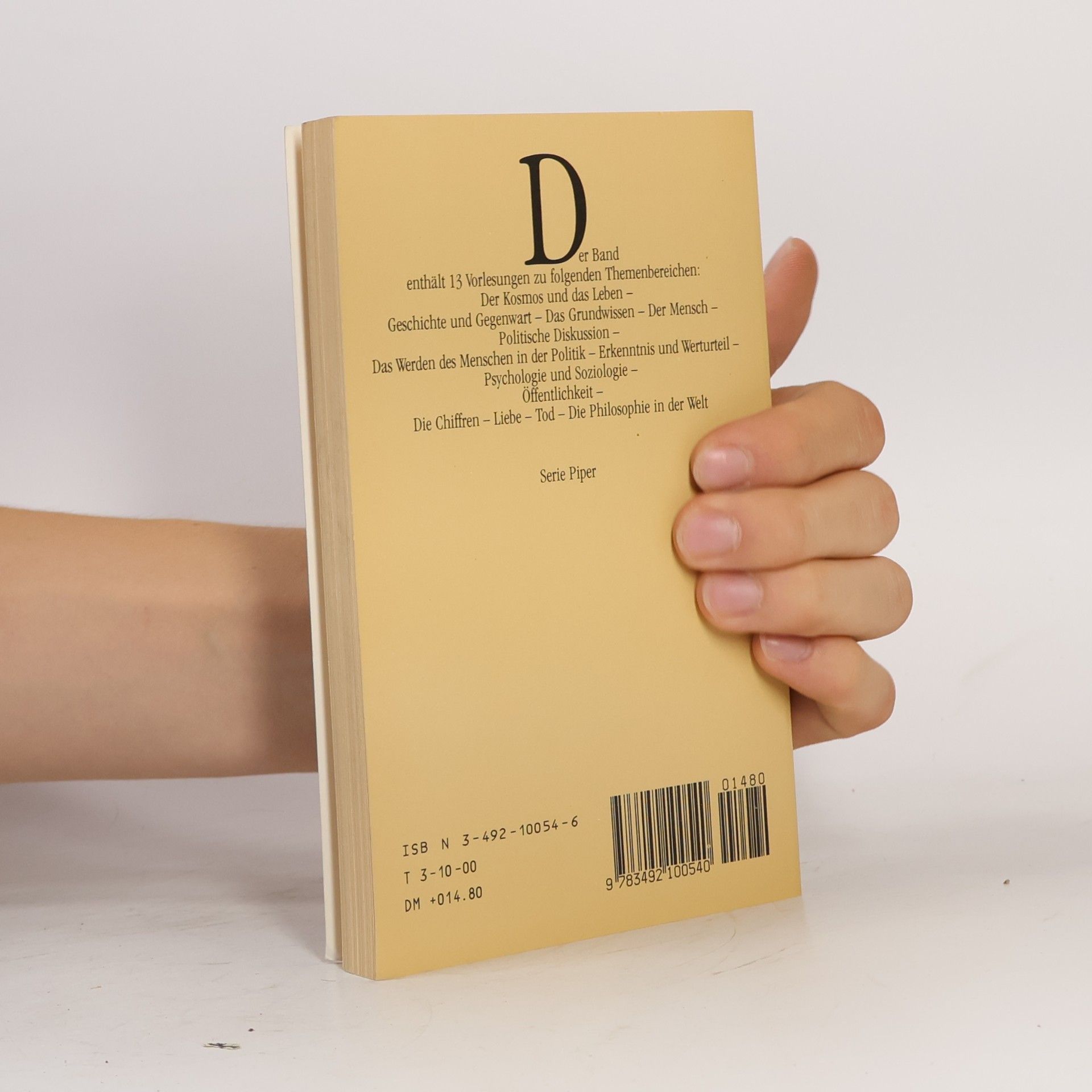 Karl Jaspers Kleine Schule des philosophischen Denkens