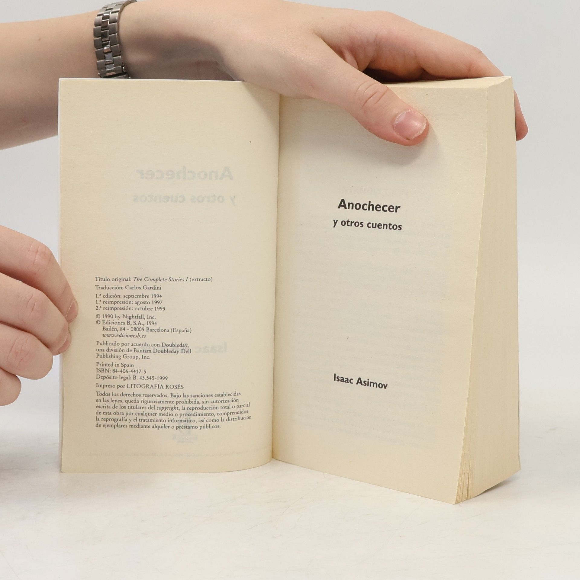 Isaac Asimov Anochecer y otros cuentos