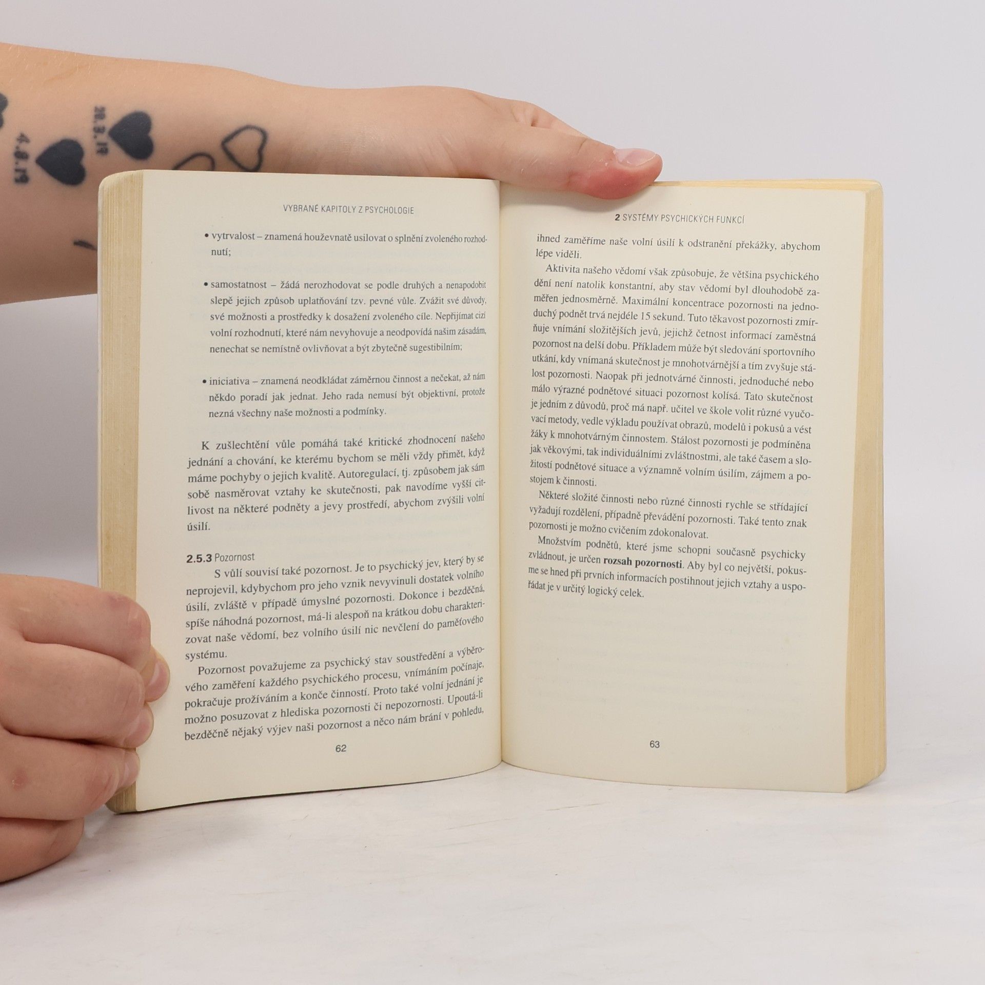 Marie Vacínová Vybrané kapitoly z psychologie