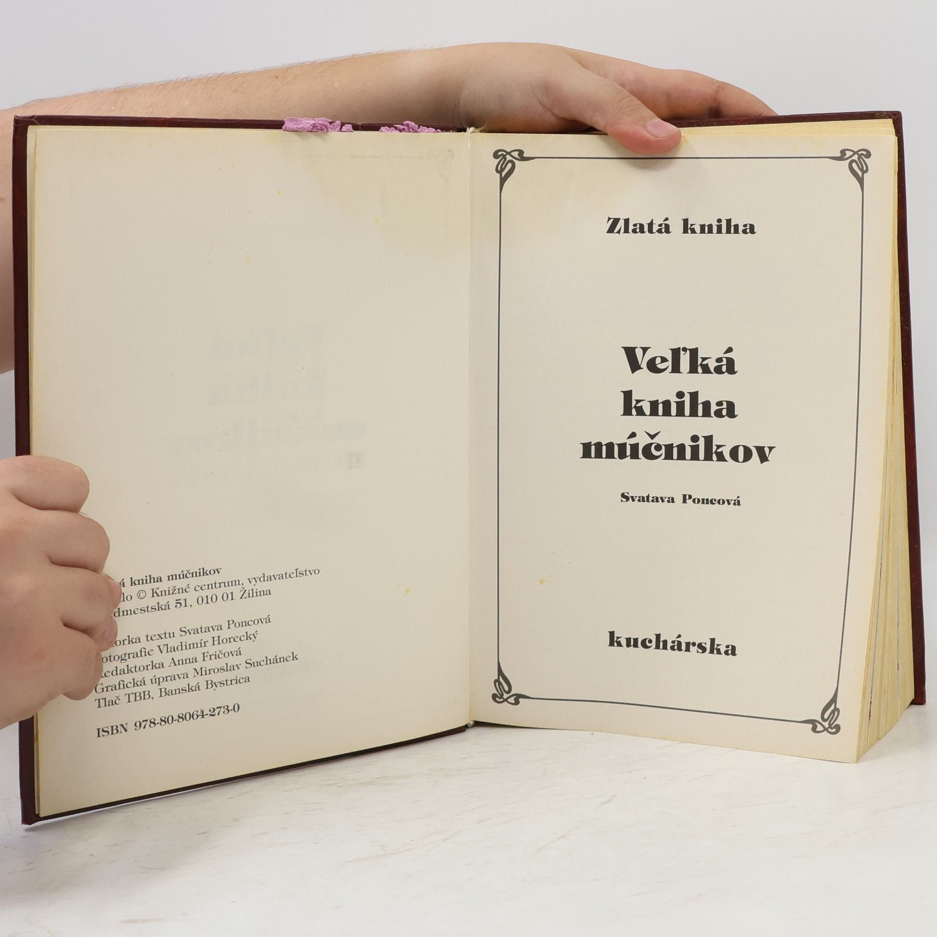 Poncová Svatava Veľká kniha múčnikov