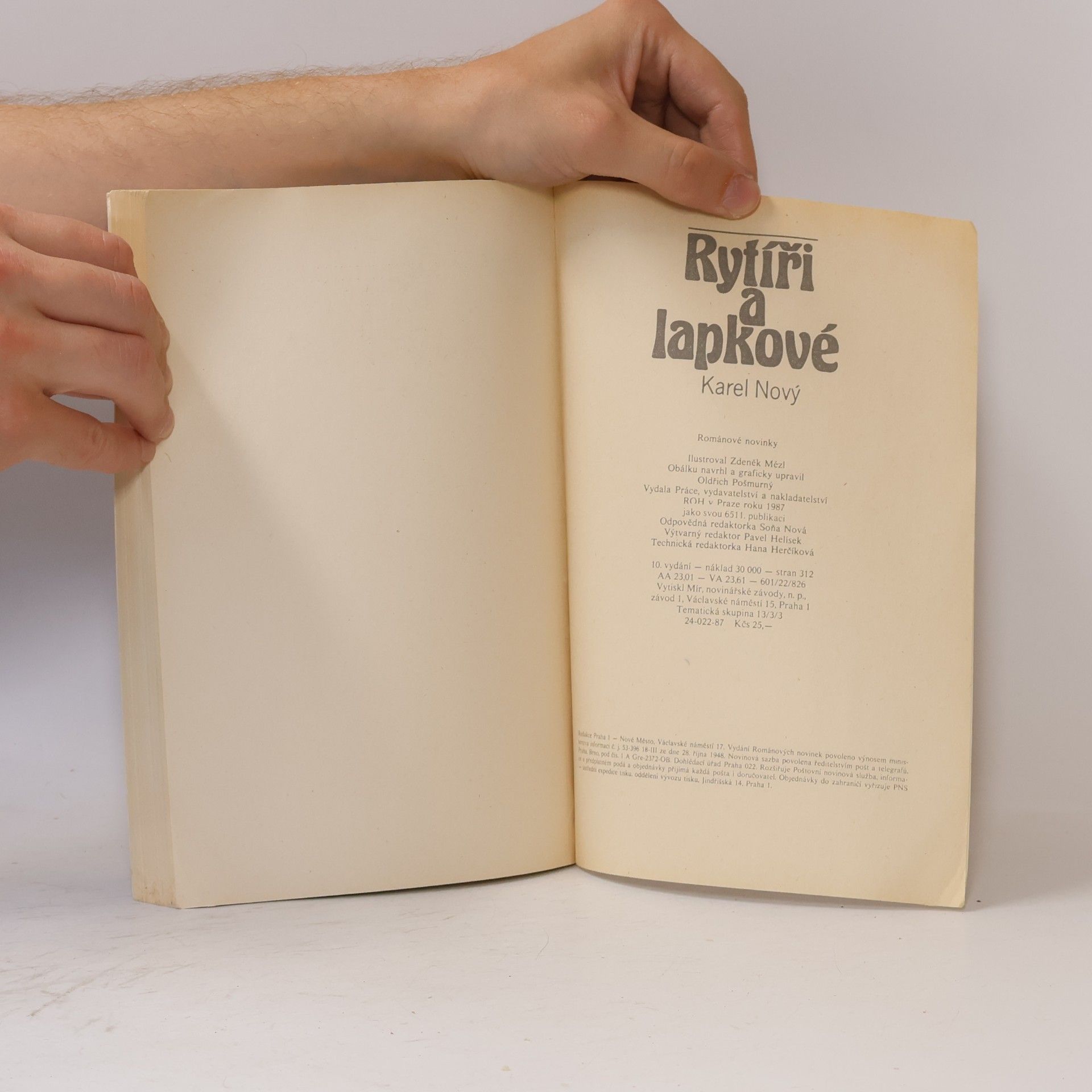 Karel Nový Rytíři a lapkové