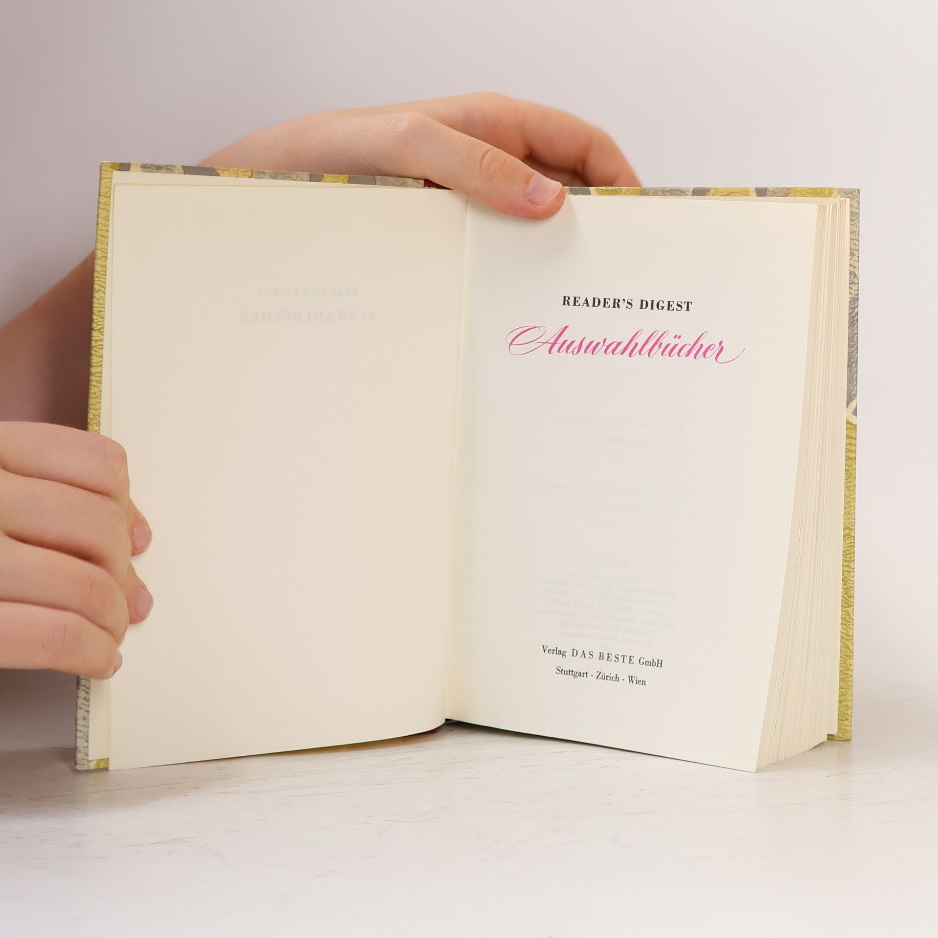 Mary Stewart Readers Digest Auswahlbücher Readers Digest Auswahlbücher
