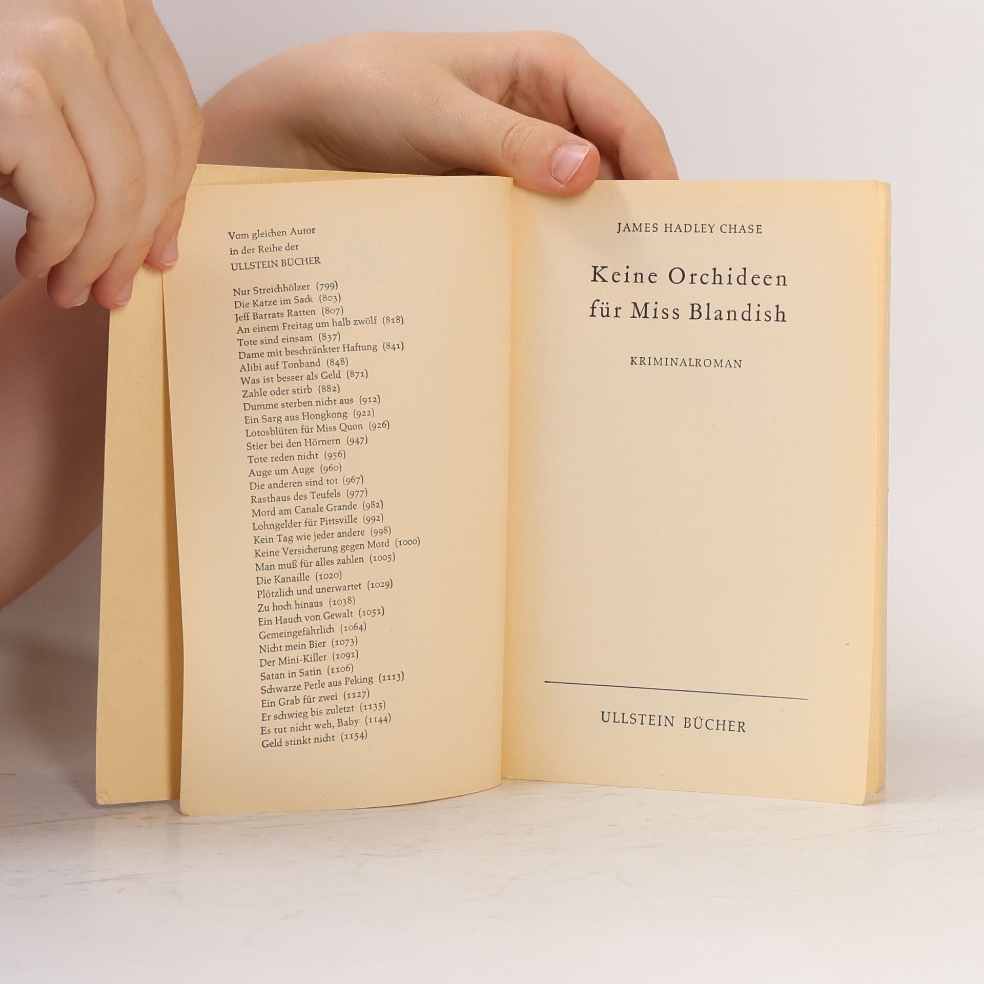 James Hadley Chase Keine Orchideen für Miss Blandish
