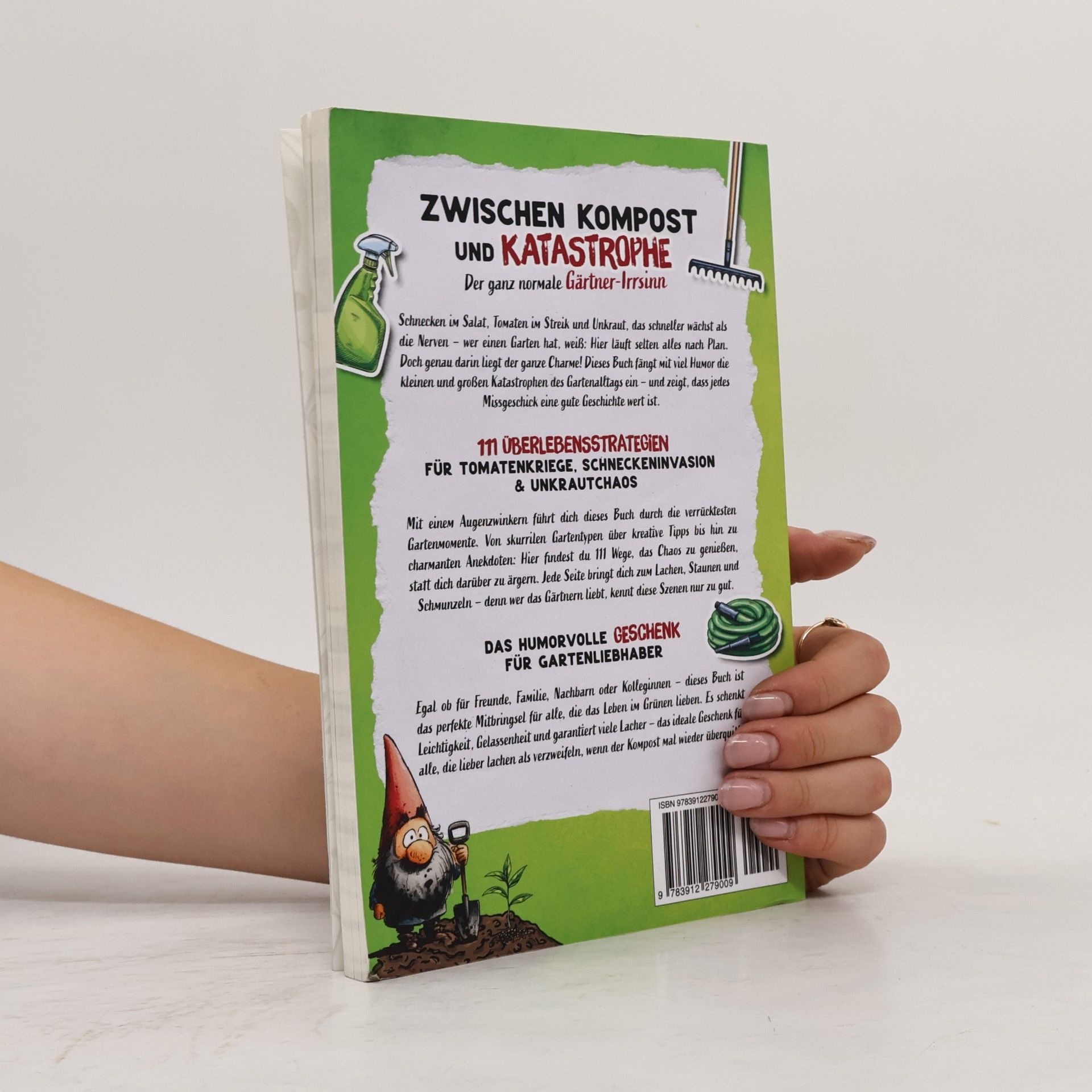 Lia Hallmann Zwischen Kompost & Katastrophe – Der ganz normale Gärtner-Irrsinn: 111 Überlebensstrategien für Tomatenkriege, Schneckeninvasion & Unkrautchaos | Das humorvolle Geschenk für Gartenliebhaber