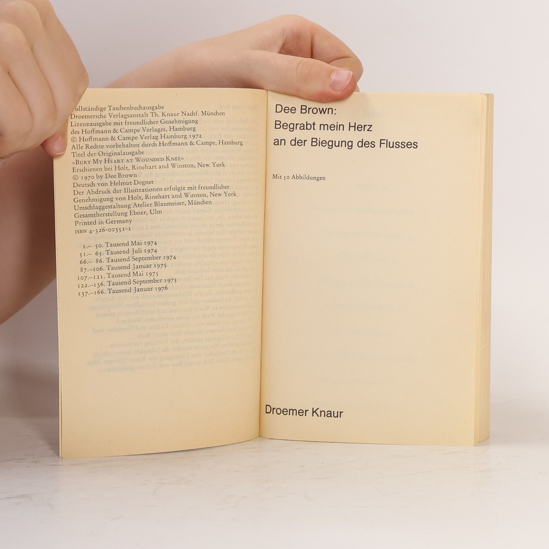 Dee Alexander Brown Begrabt mein Herz an der Biegung des Flusses
