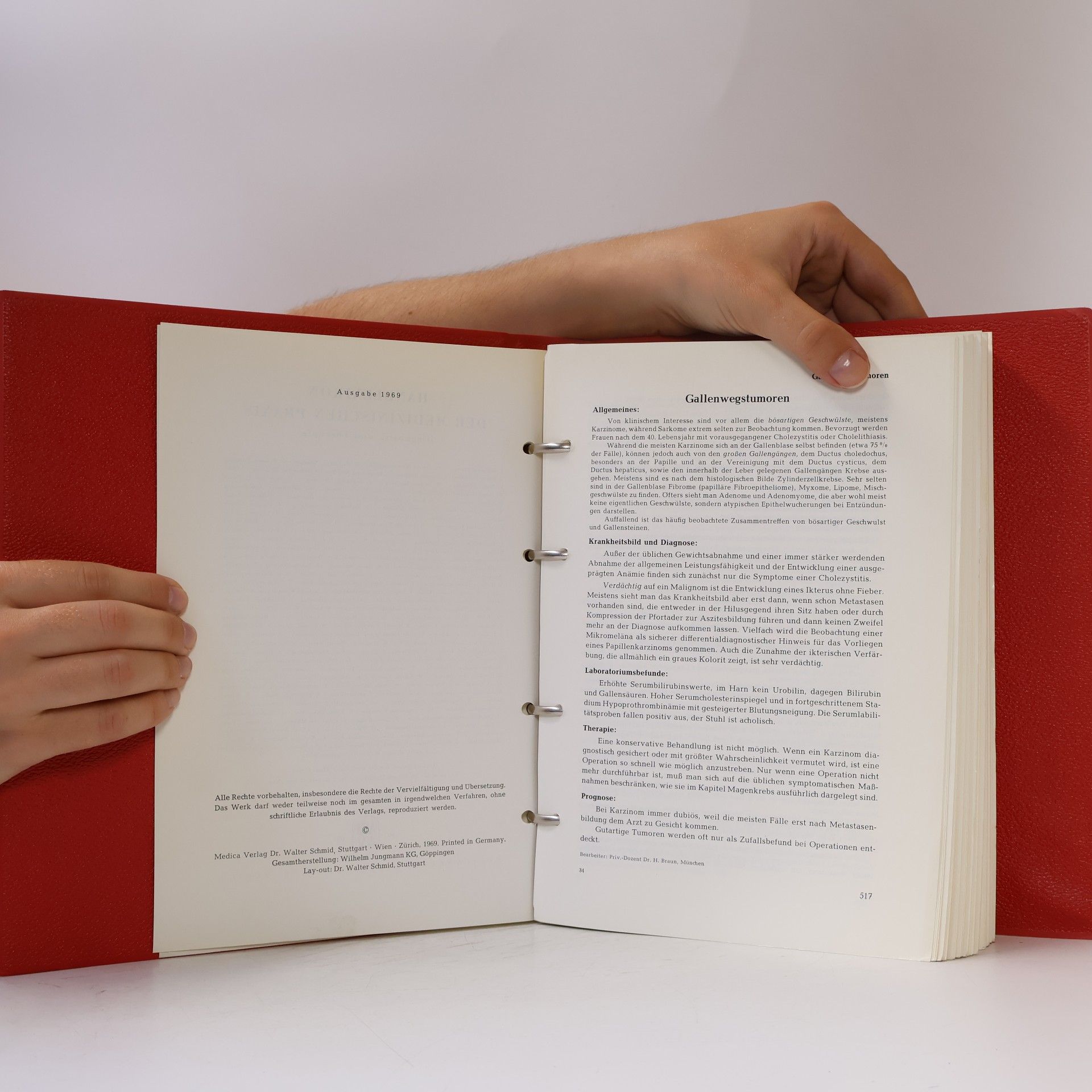 Hans Braun Handlexikon der medizinischen Praxis II. G-O