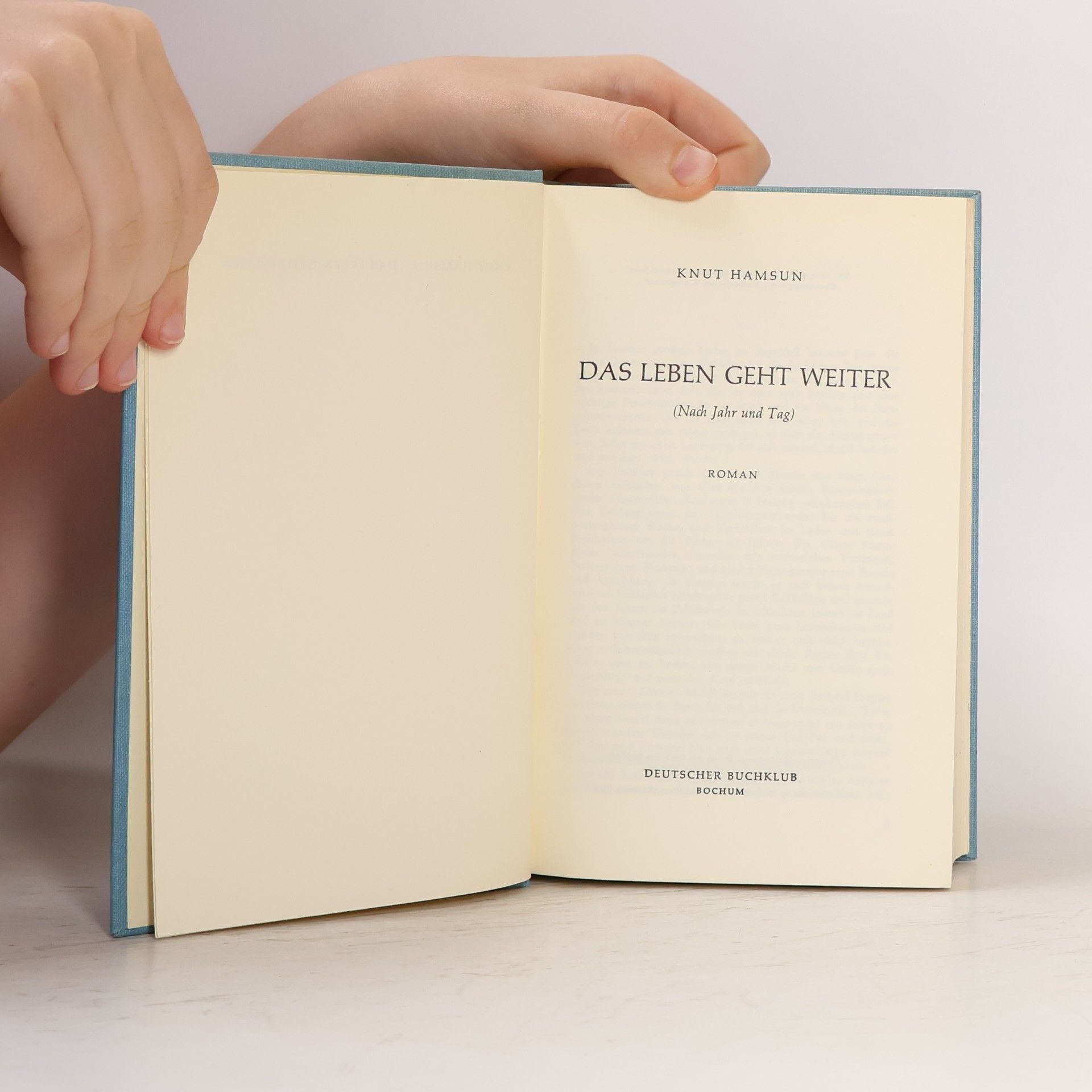 Knut Hamsun Das Leben Geht Weiter