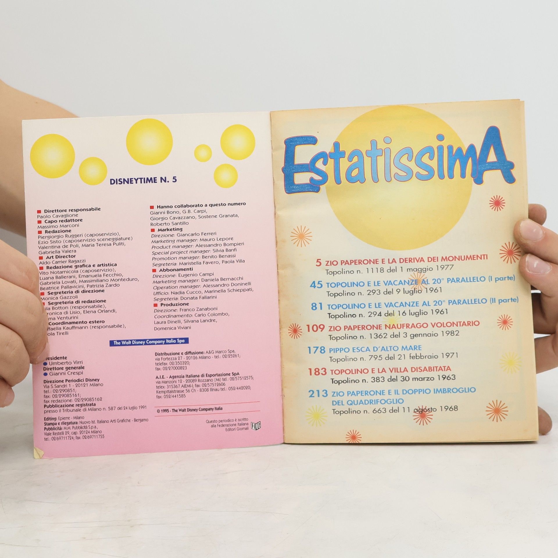 Walt Disney Estatissima 5.