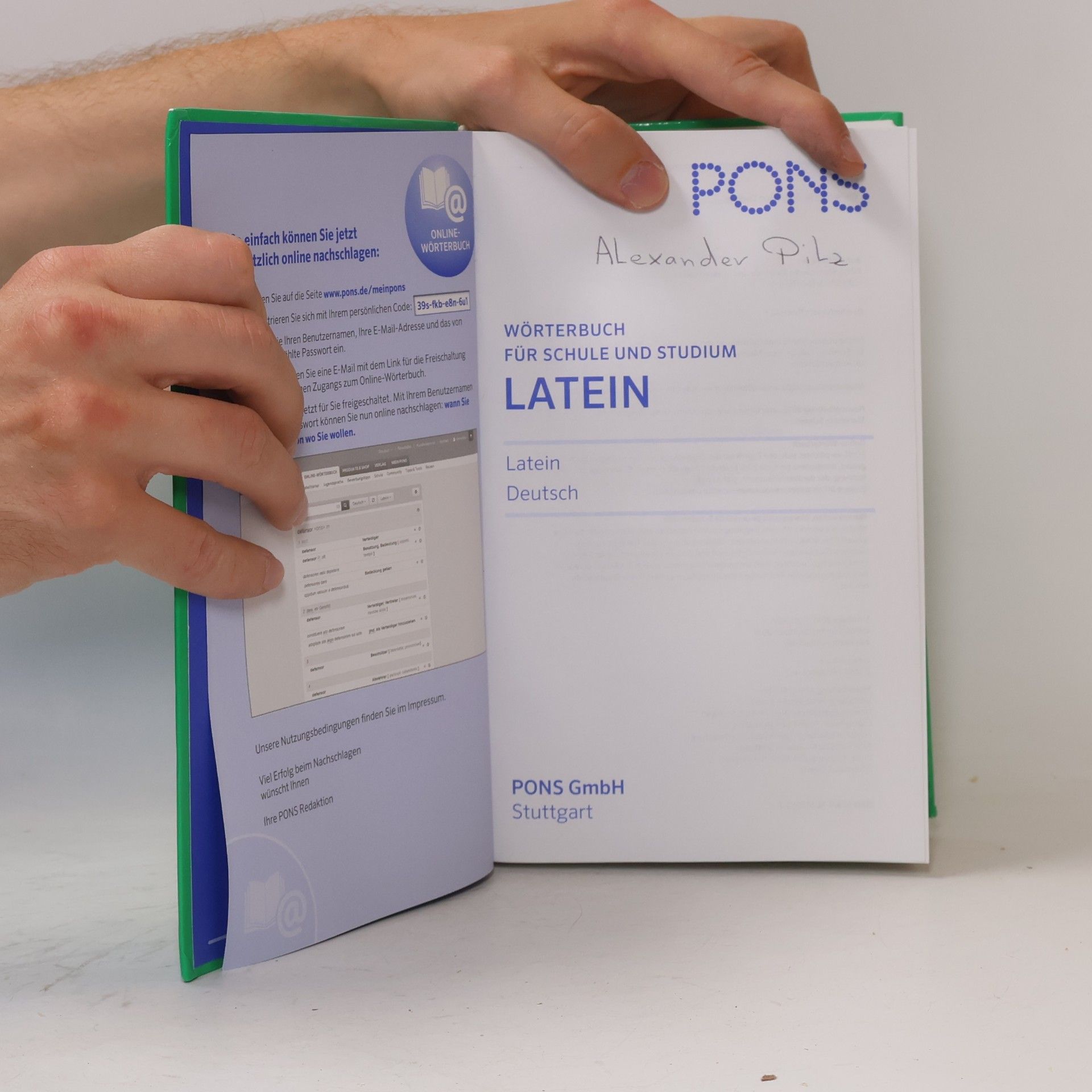 Rita Hau PONS Wörterbuch für Schule und Studium - Latein